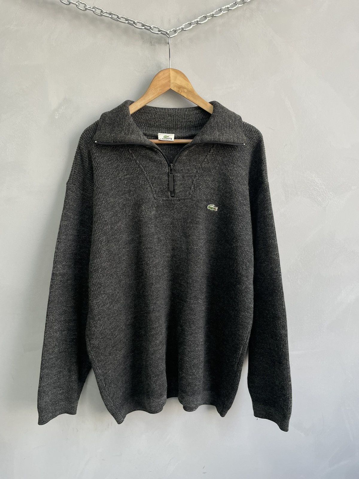 Lacoste Lacoste chemise retro 1/3 zip sweater hype Size US XL / EU 56 / 4 - 1 Thumbnail