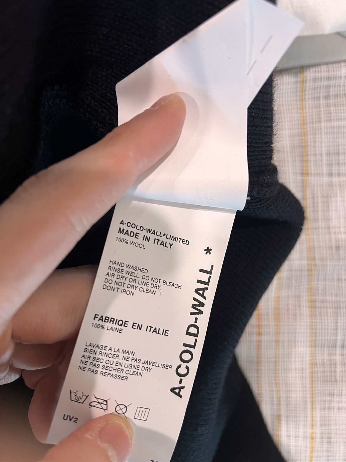 A-COLD-WALL* Merino wool sweater Size US XL / EU 56 / 4 - 4 Thumbnail