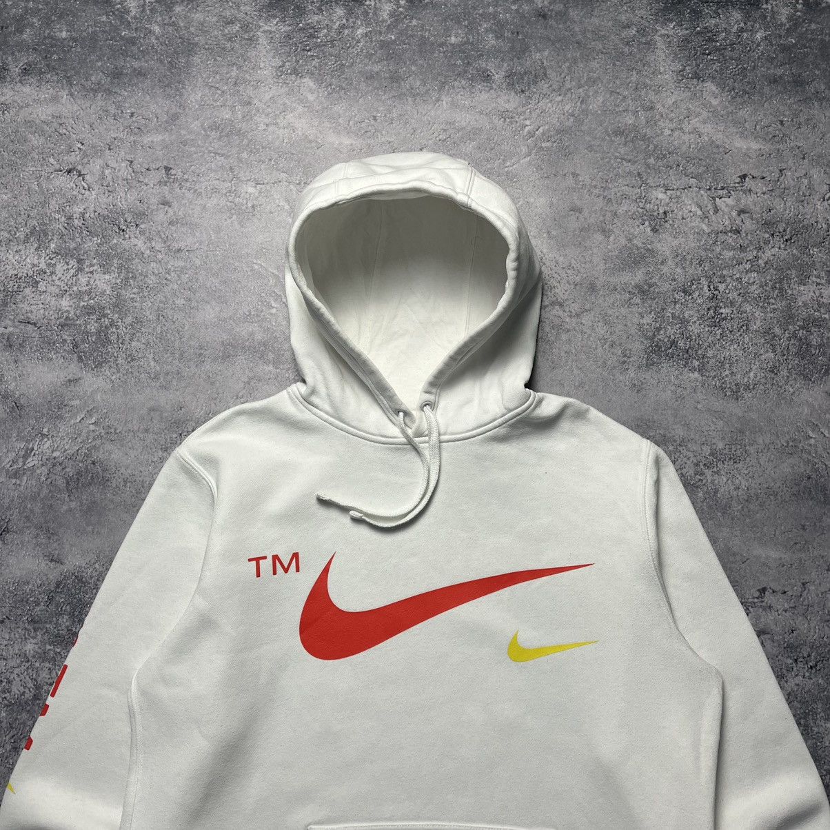 Nike Nike Sportswear TM NSW Hoodie Big Swoosh Logo Y2K Streetwear Size US M / EU 48-50 / 2 - 2 Thumbnail