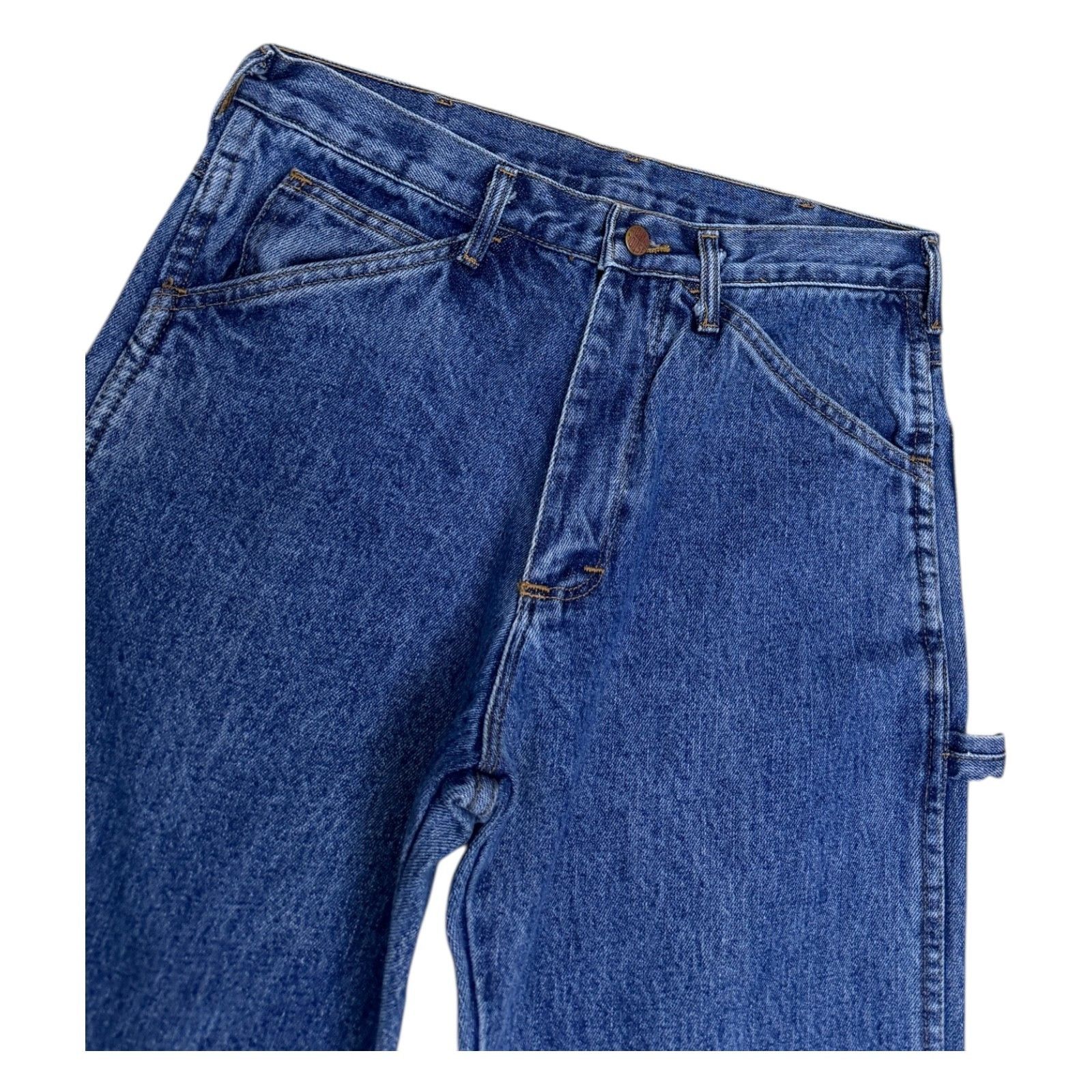 Vintage ROUNDHOUSE VINTAGE 90s Retro Heavy Deni Pants Jeans 30x28 Size US 30 / EU 46 - 6 Thumbnail