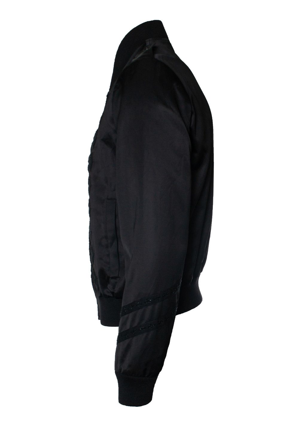 Saint Laurent Paris Saint Laurent, Military officer bomber in satin Size US L / EU 52-54 / 3 - 3 Thumbnail