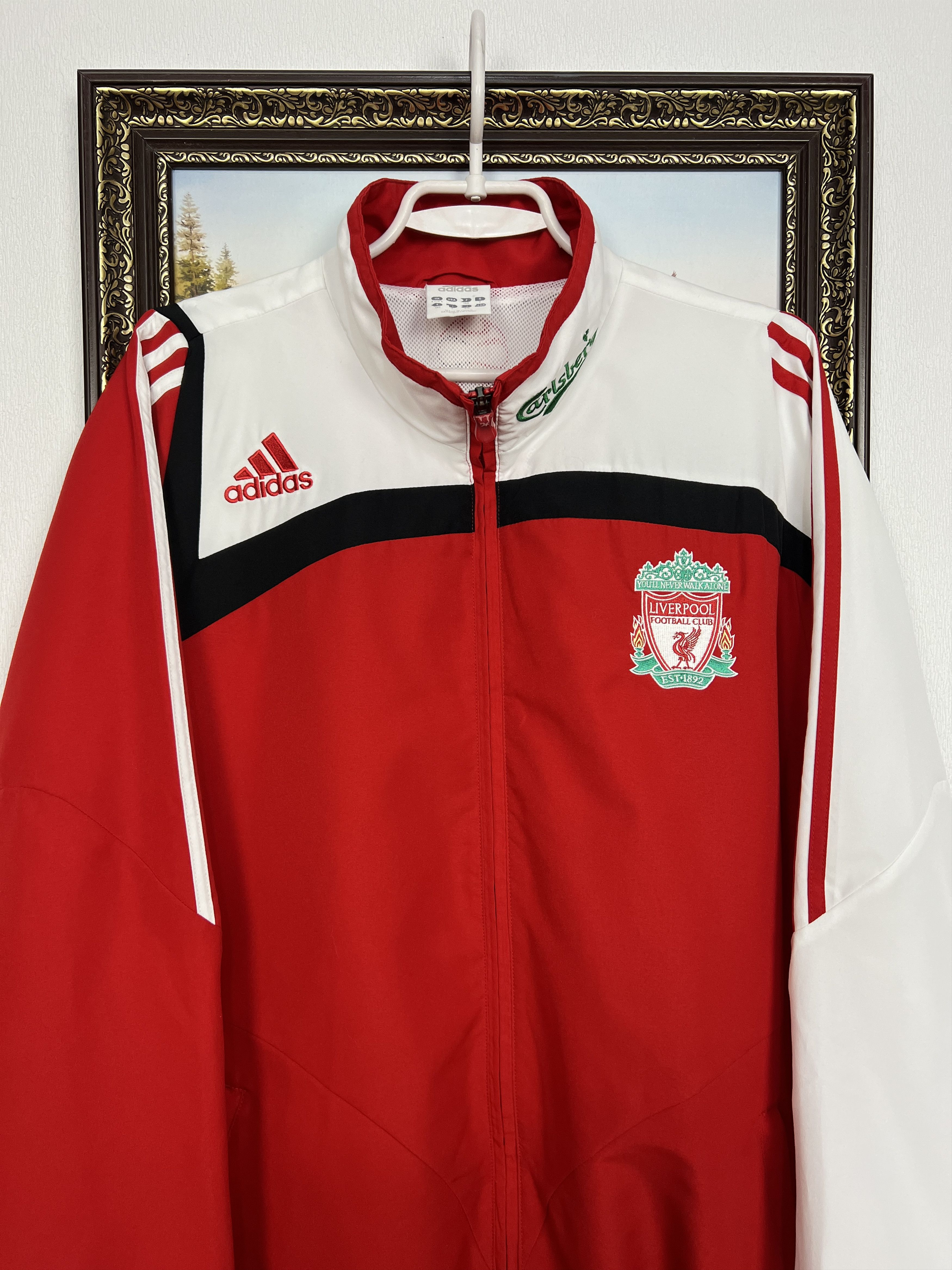 Adidas Vintage Liverpool Football Jacket Soccer Track Top Zip YNWA Size US L / EU 52-54 / 3 - 2 Thumbnail