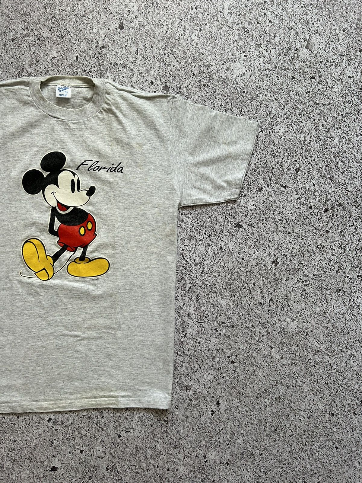 Disney × Mickey Mouse × Vintage Vintage 1990 WALT DISNEY MICKEY MOUSE FLORIDA TEE HYPE Y2K Size US L / EU 52-54 / 3 - 3 Thumbnail