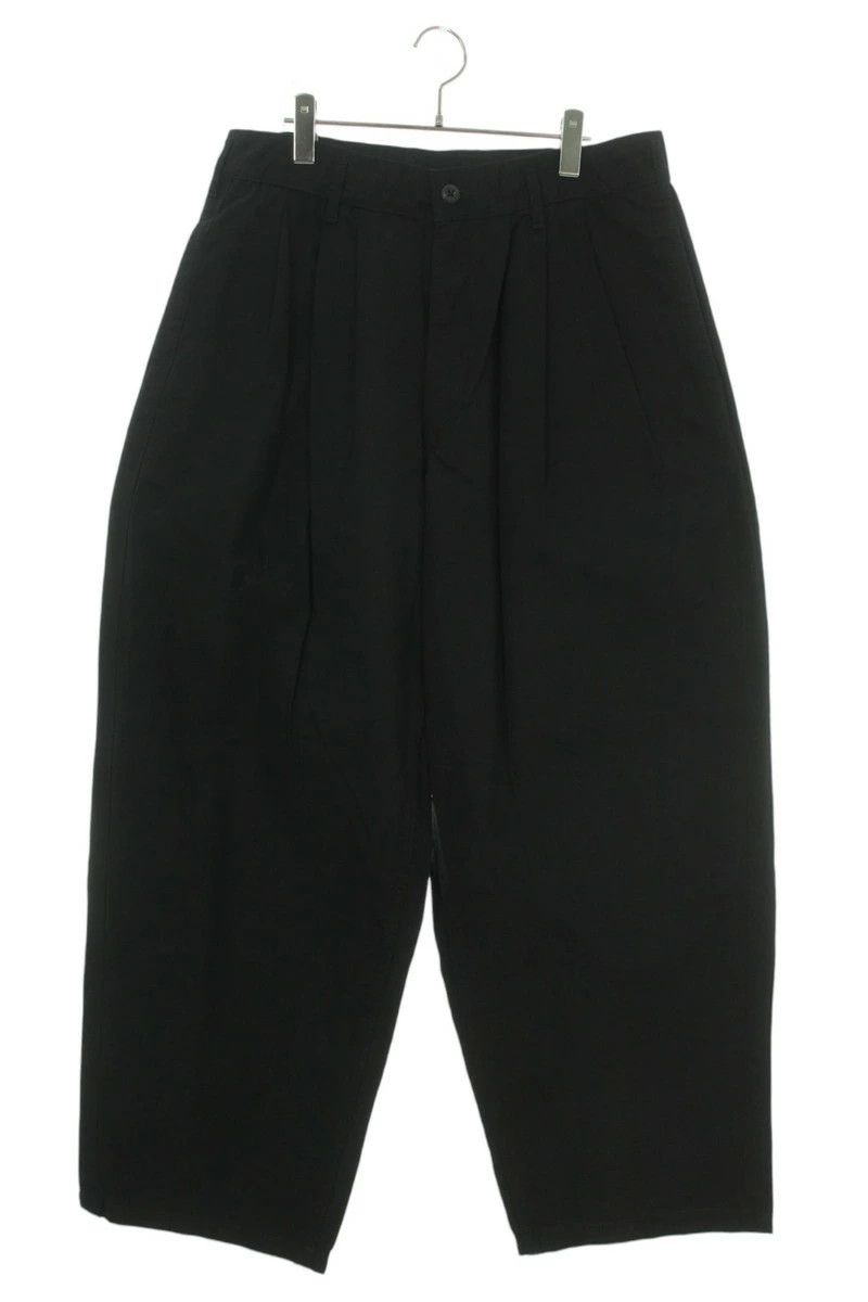 Yohji Yamamoto BLACK Scandal Yohji Yamamoto Ripstop wide long pants Size US 35 - 1 Thumbnail