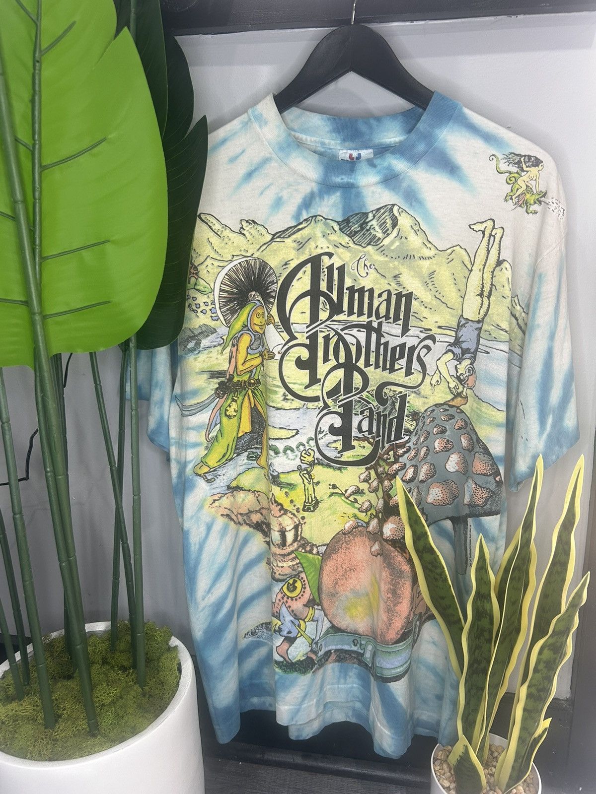 Band Tees × Vintage Vintage Alman Brothers Band Shirt Size US XL / EU 56 / 4 - 1 Thumbnail