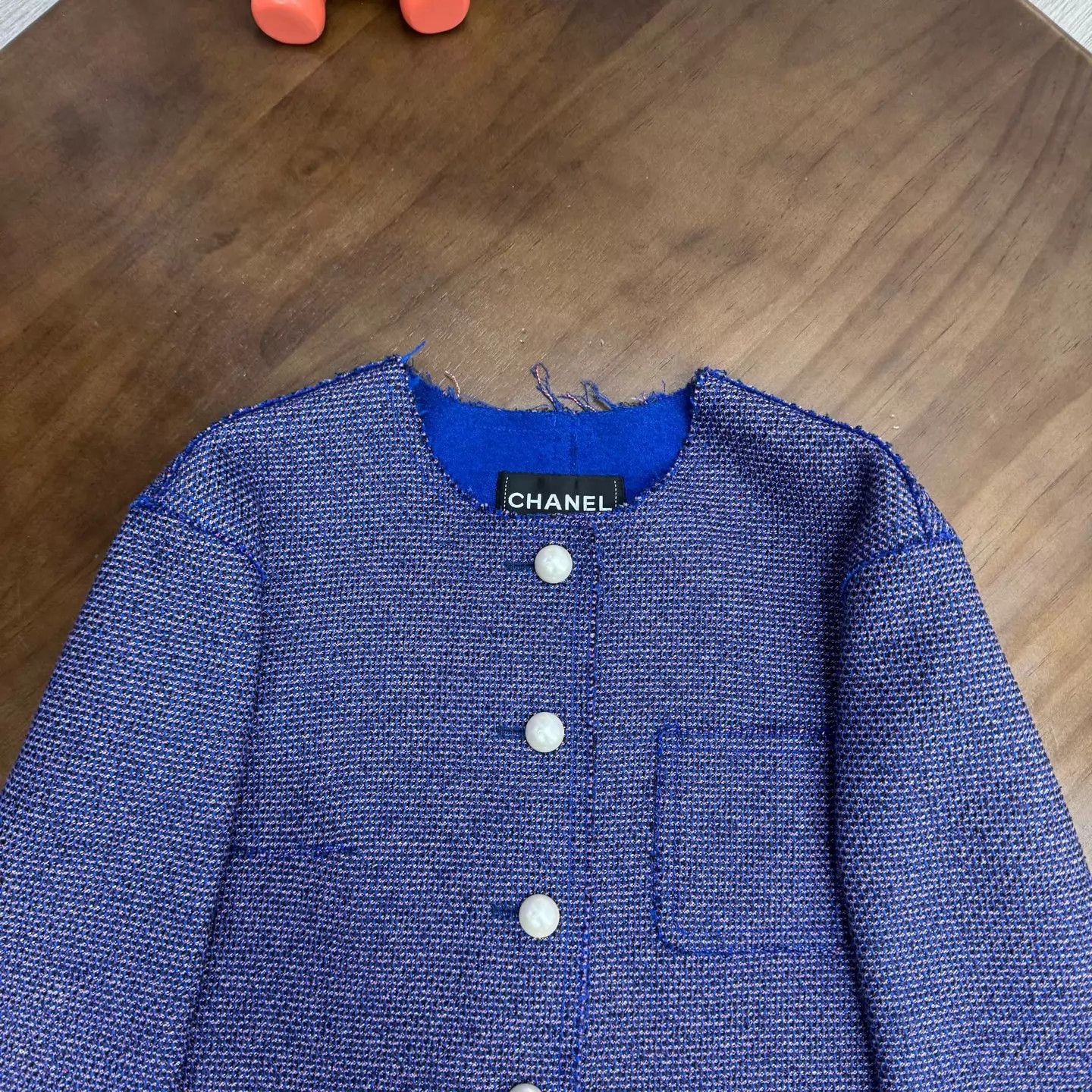 Chanel Chanel Purple Pearl-Buttoned Jacket 34 Size XS / US 0-2 / IT 36-38 - 6 Thumbnail