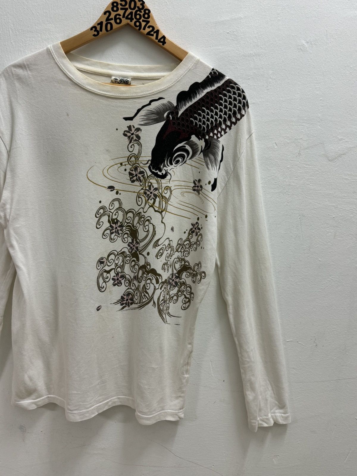 Japanese Brand VINTAGE JAPAN DESIGNER FISH SUKAJAN LONG SLEEVE Size US M / EU 48-50 / 2 - 4 Thumbnail
