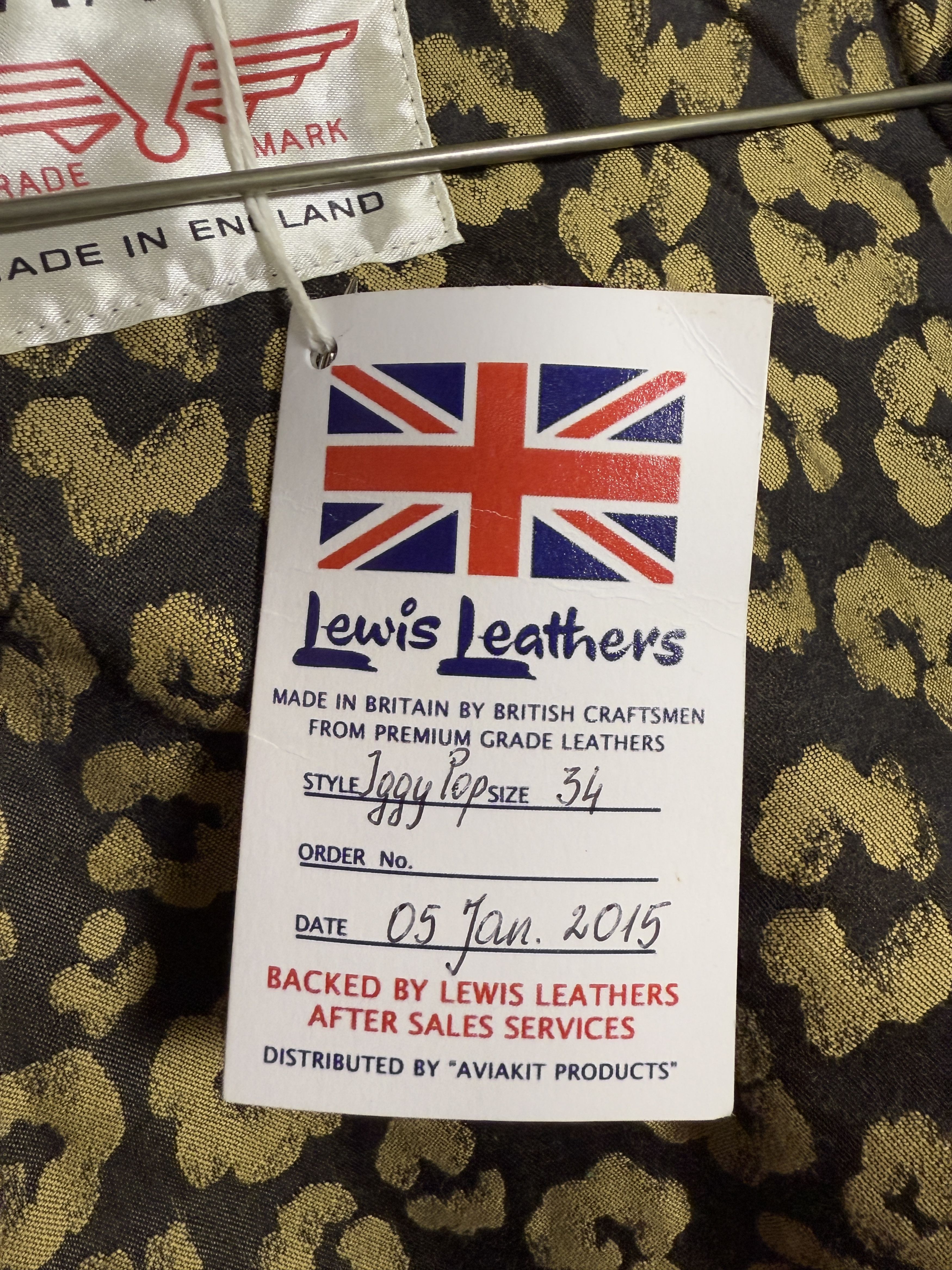 Lewis Leathers $2130 Lewis Leathers Iggy Pop 'Paradise Garage' Jacket Size US XXS / EU 40 - 7 Thumbnail