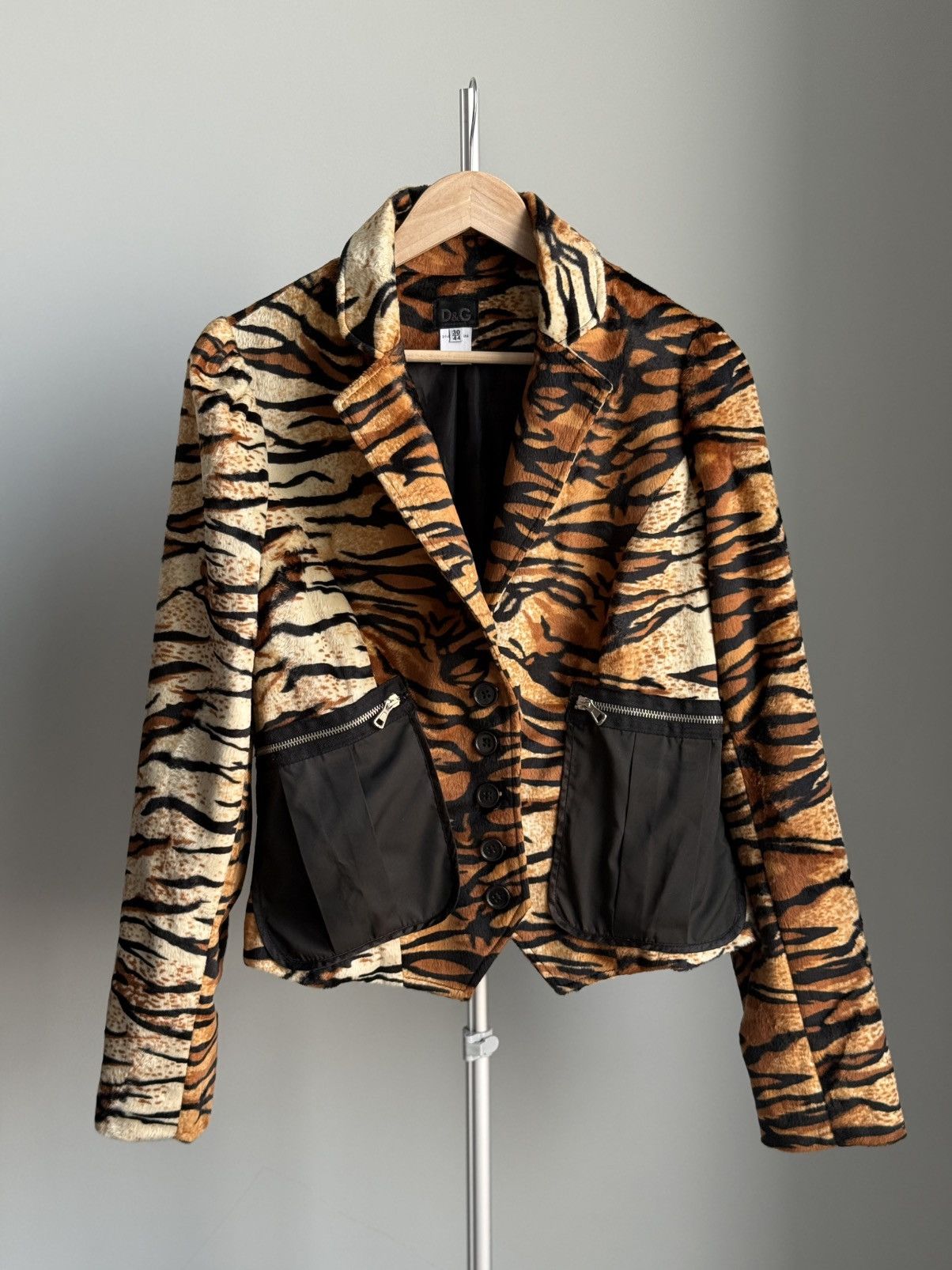 Dolce & Gabbana Dolce & Gabbana Leopard Tiger Jacket Archive Blazer Size M / US 6-8 / IT 42-44 - 6 Thumbnail