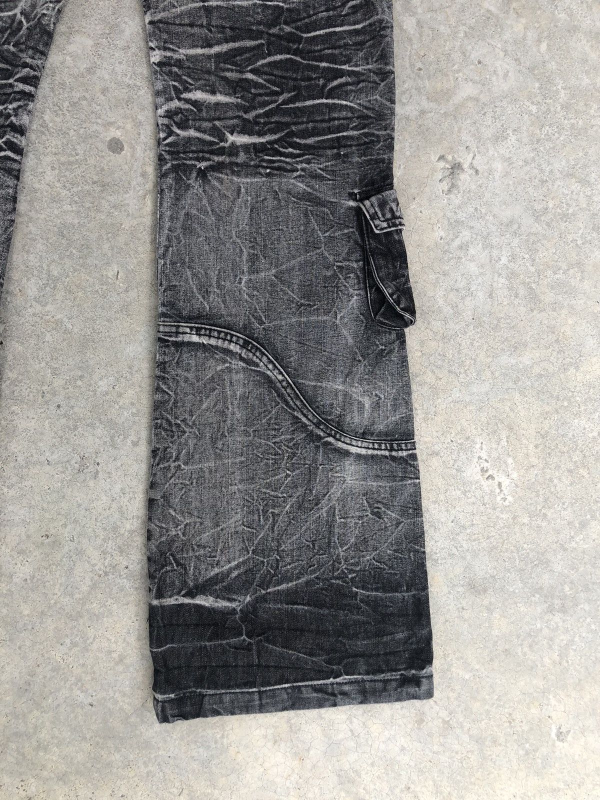 Japanese Brand Topism Flared Jeans Distressed Jeans Cargo Pants Multipocket Size US 34 / EU 50 - 12 Thumbnail