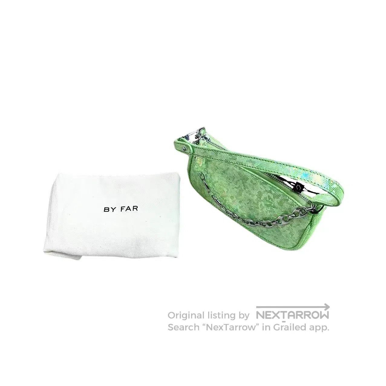 By Far Vintage Green Handle Bag|, Women's