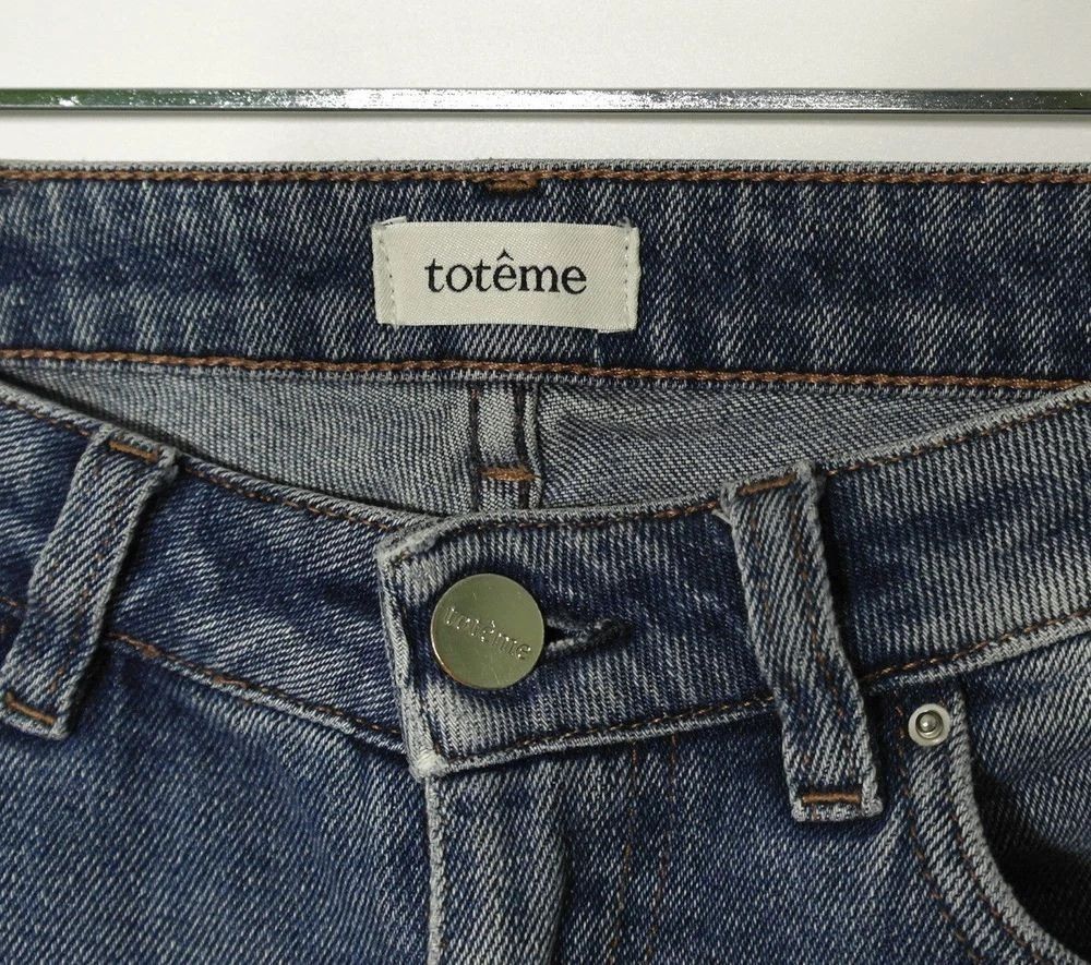 Toteme Toteme Denim Straight Pants Womens Sz 26 Size 26" / US 2 / IT 38 - 7 Thumbnail