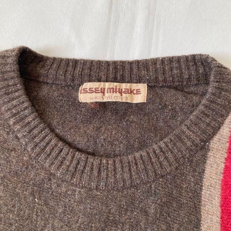 Issey Miyake issey miyake size:one size Profiled knitted sweater Size US XXS / EU 40 - 5 Thumbnail