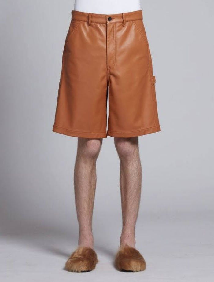 image of Marni O1W1Db10524 Daisy Print Shorts In Brown, Men's (Size 30)