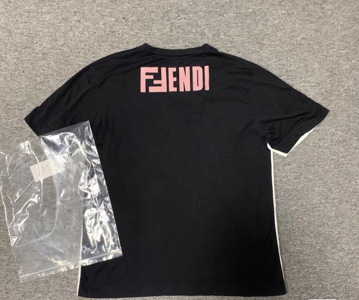 Fendi Fendi Letter Print Spliced T-shirt J16 Size US M / EU 48-50 / 2 - 3 Thumbnail
