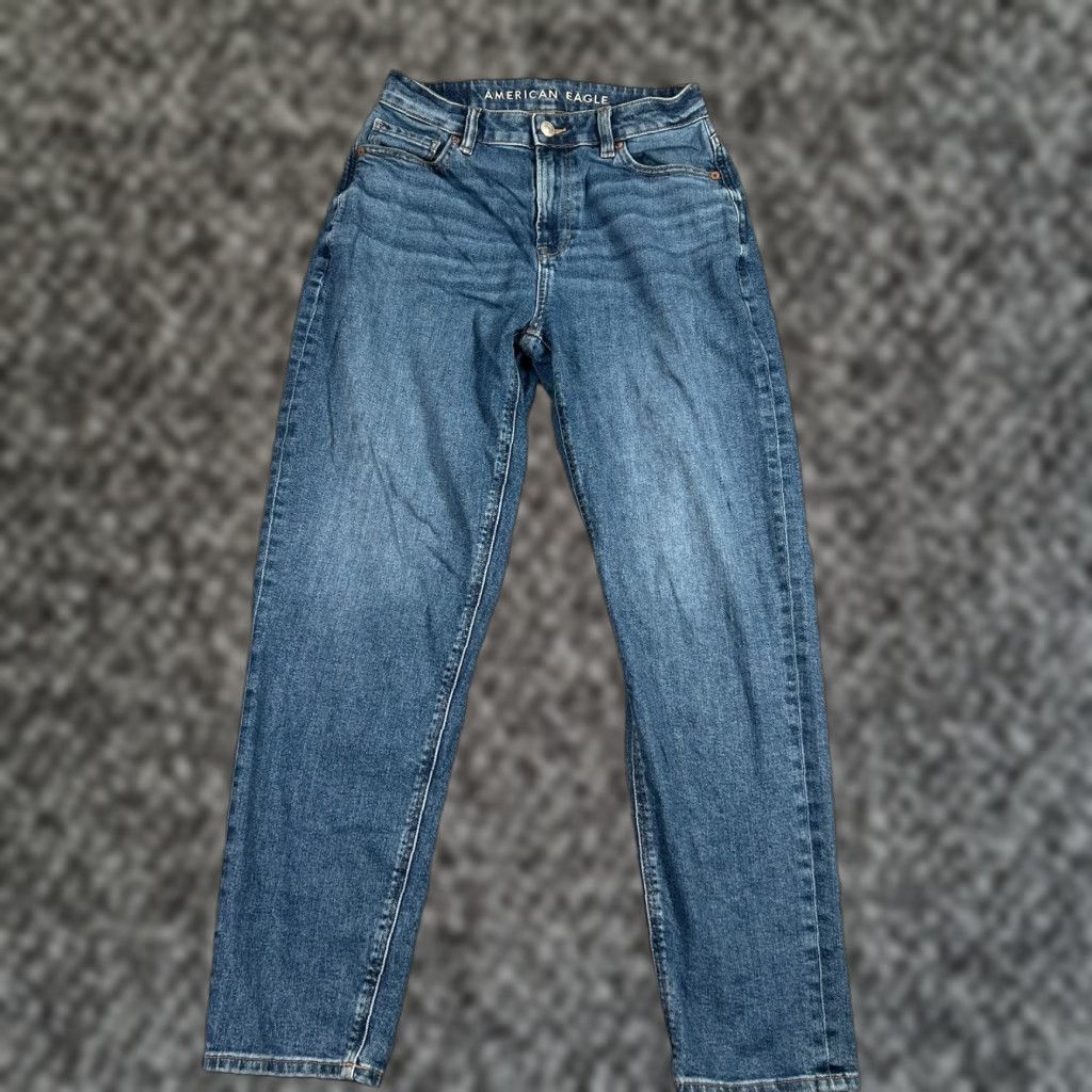 American Eagle Outfitters American Eagle Outfitters Jeans 0 Regular Washed Stretch Denim Mom Jean Womens Blue Cotton Polyester Spandex Item: 0? Size 25" / US 0 / IT 36 - 1 Thumbnail