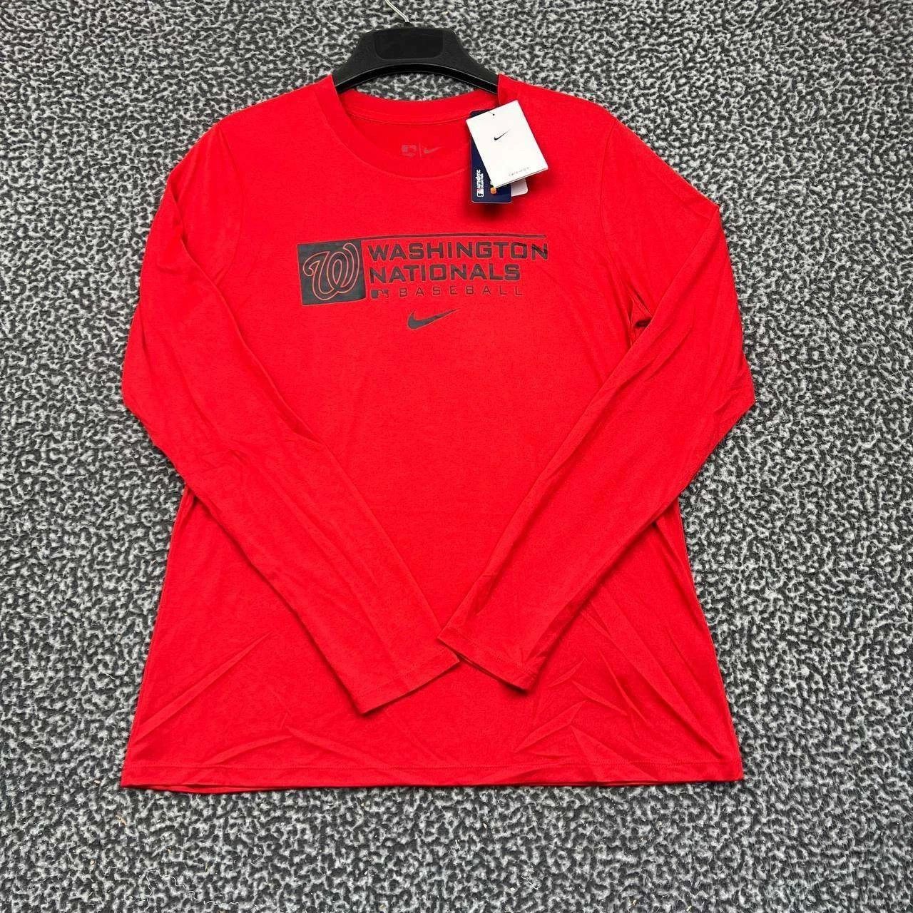 Nike Nike Dri-Fit Shirt Men Washington Nationals Crew Neck New L Size US L / EU 52-54 / 3 - 1 Thumbnail
