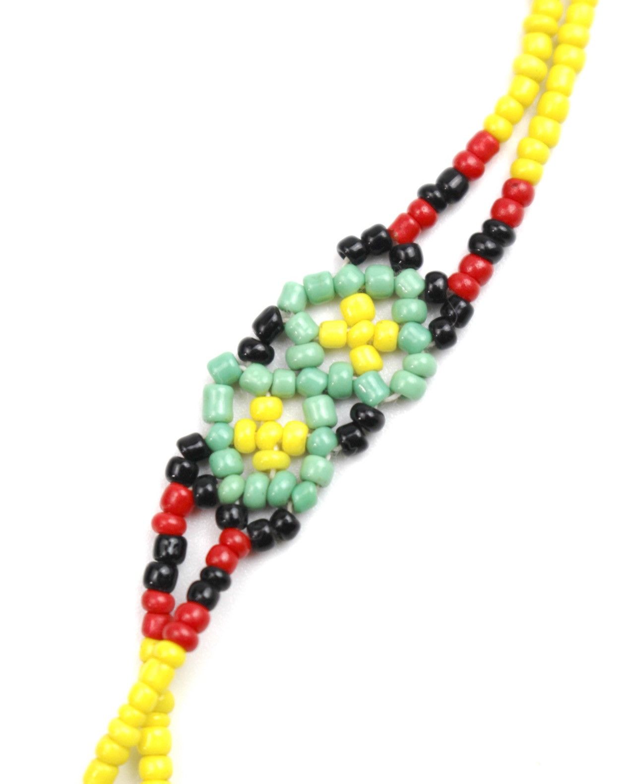 Vintage 2000S MALAYSIAN HANDCRAFTED BEADED NAME TAG NECKLACE Size ONE SIZE - 3 Thumbnail