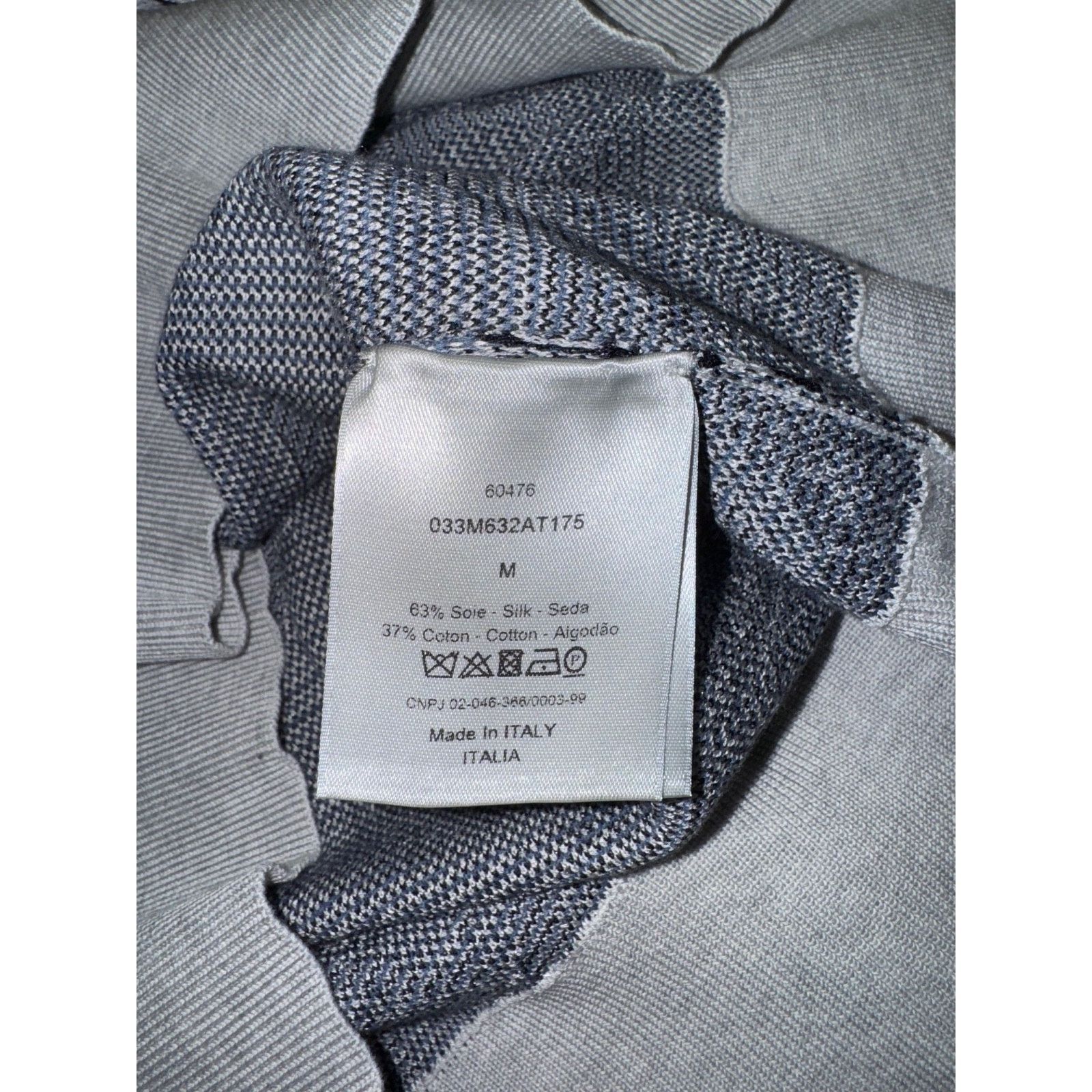 Dior Dior Shawn Stussy Floral Knit Blue Grey Black T-Shirt M Size US M / EU 48-50 / 2 - 12 Thumbnail