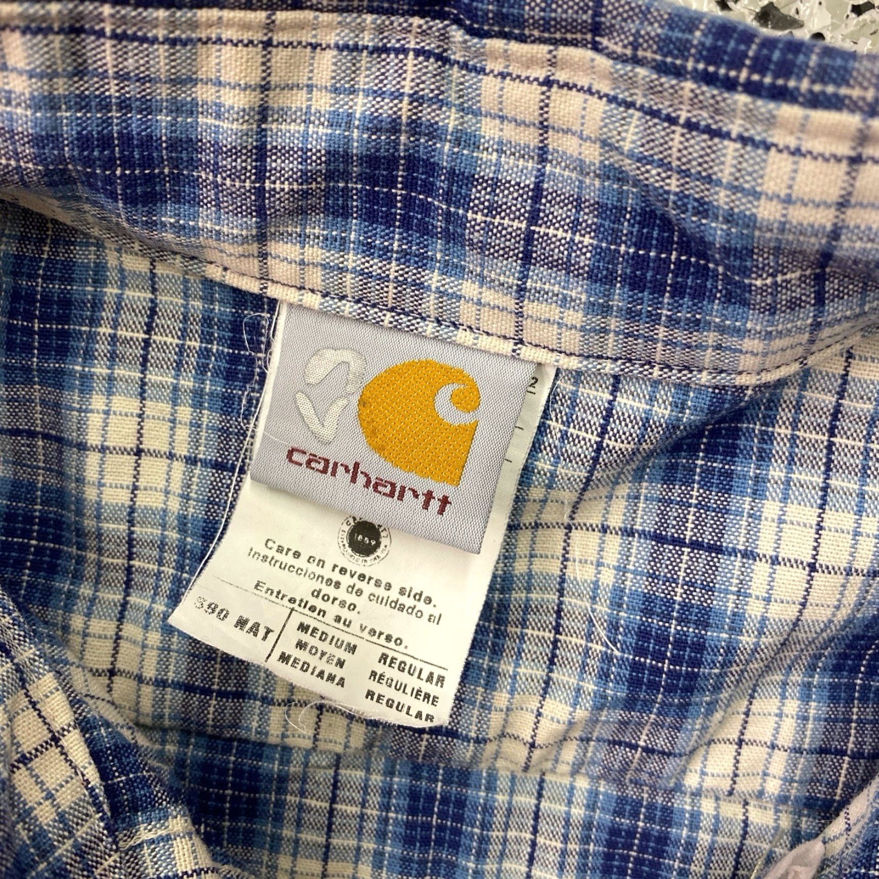 Carhartt VINTAGE Carhartt Thick Button Up Shirt Sz Medium Size US M / EU 48-50 / 2 - 2 Thumbnail