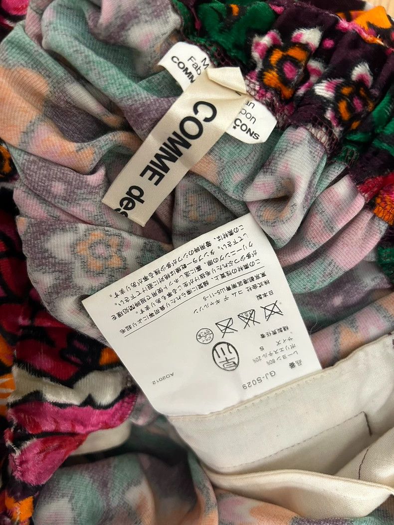 Comme des Garcons Comme Des Garcons Velvet floral skirt Size S / US 4 / IT 40 - 9 Thumbnail
