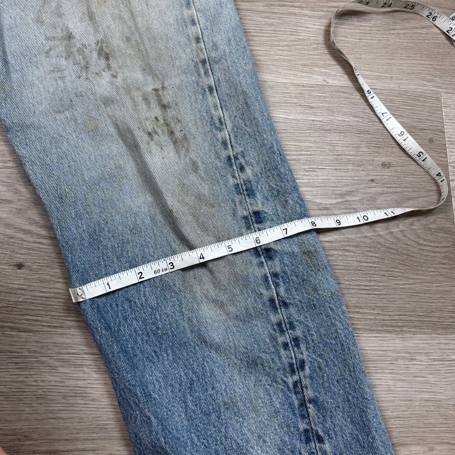 Levi's × Vintage VTG 80s Levi's 501 Redline Selvedge Denim Leg Jeans 30x30 Size US 30 / EU 46 - 9 Thumbnail