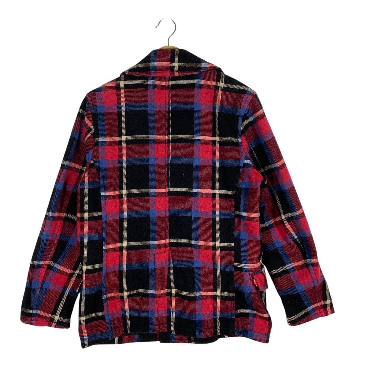 Levi's × Levi's Vintage Clothing × Vintage Vintage Levis Plaid Wool Button Jacket Size US M / EU 48-50 / 2 - 12 Thumbnail
