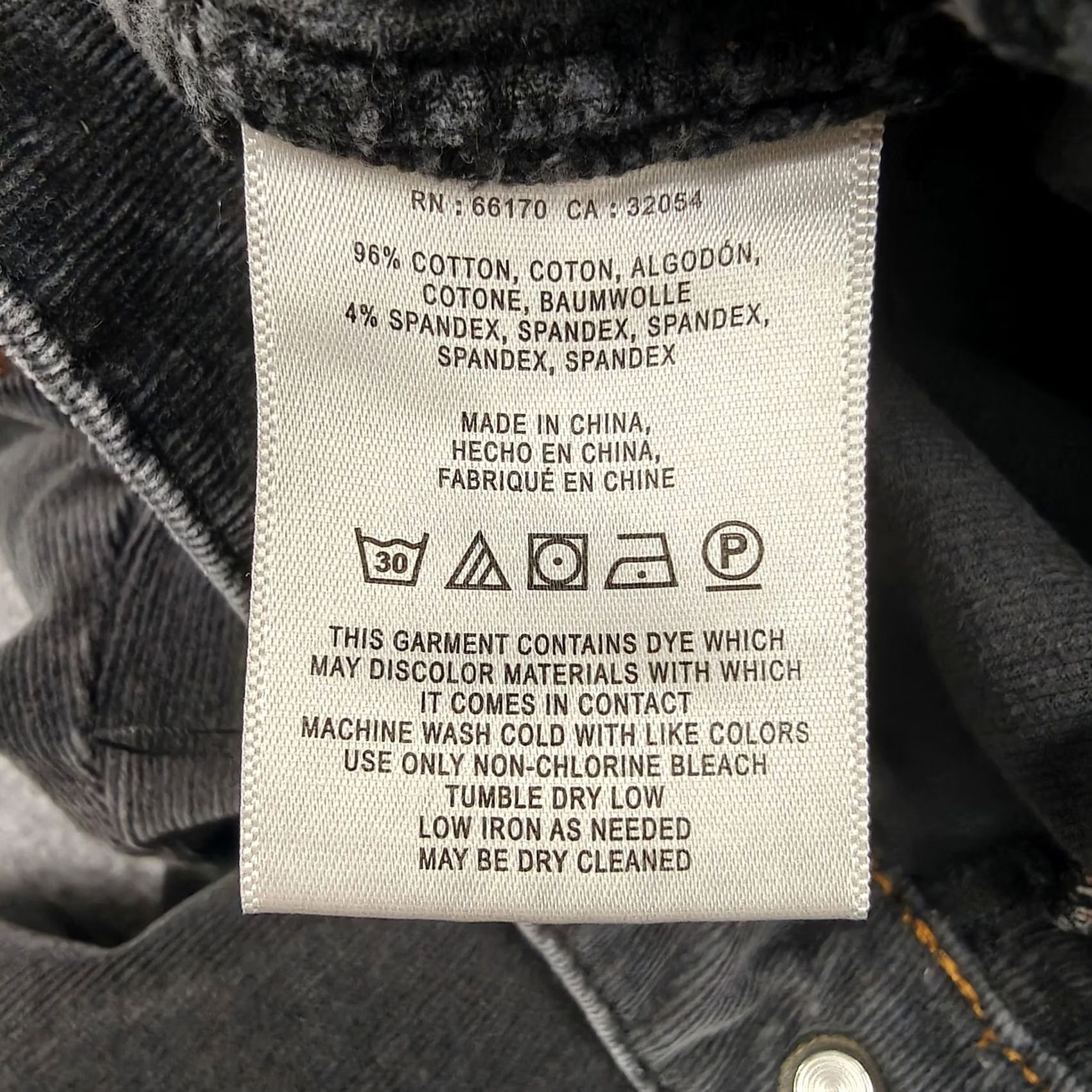Vintage Pilcro And The Letterpress Pants Womens Gray Corduroy Jegging 28 Size 28" / US 6 / IT 42 - 6 Thumbnail