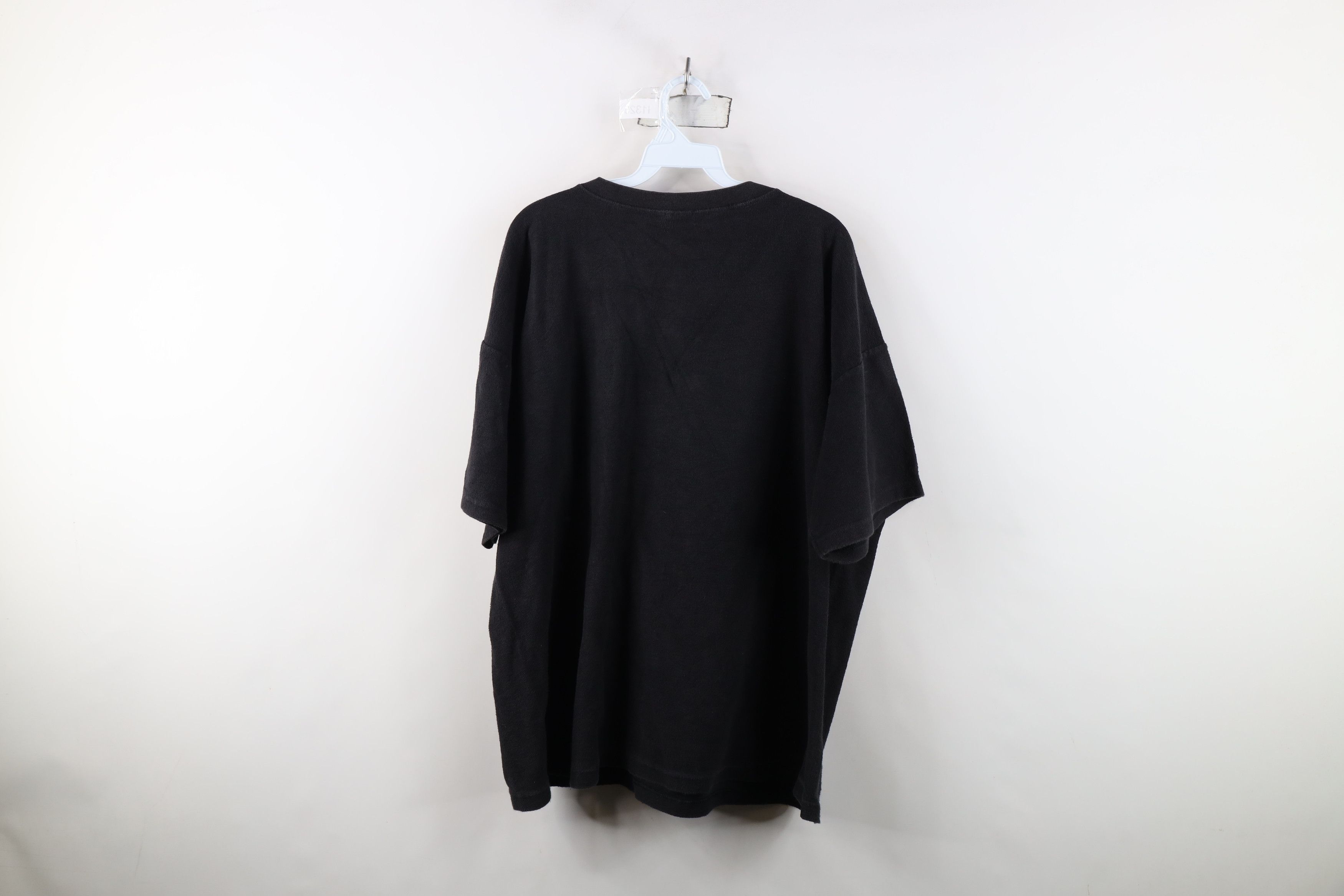 Adidas Vintage 90s Adidas Baggy Fit Knit T-Shirt Black Cotton USA Size US XL / EU 56 / 4 - 10 Thumbnail