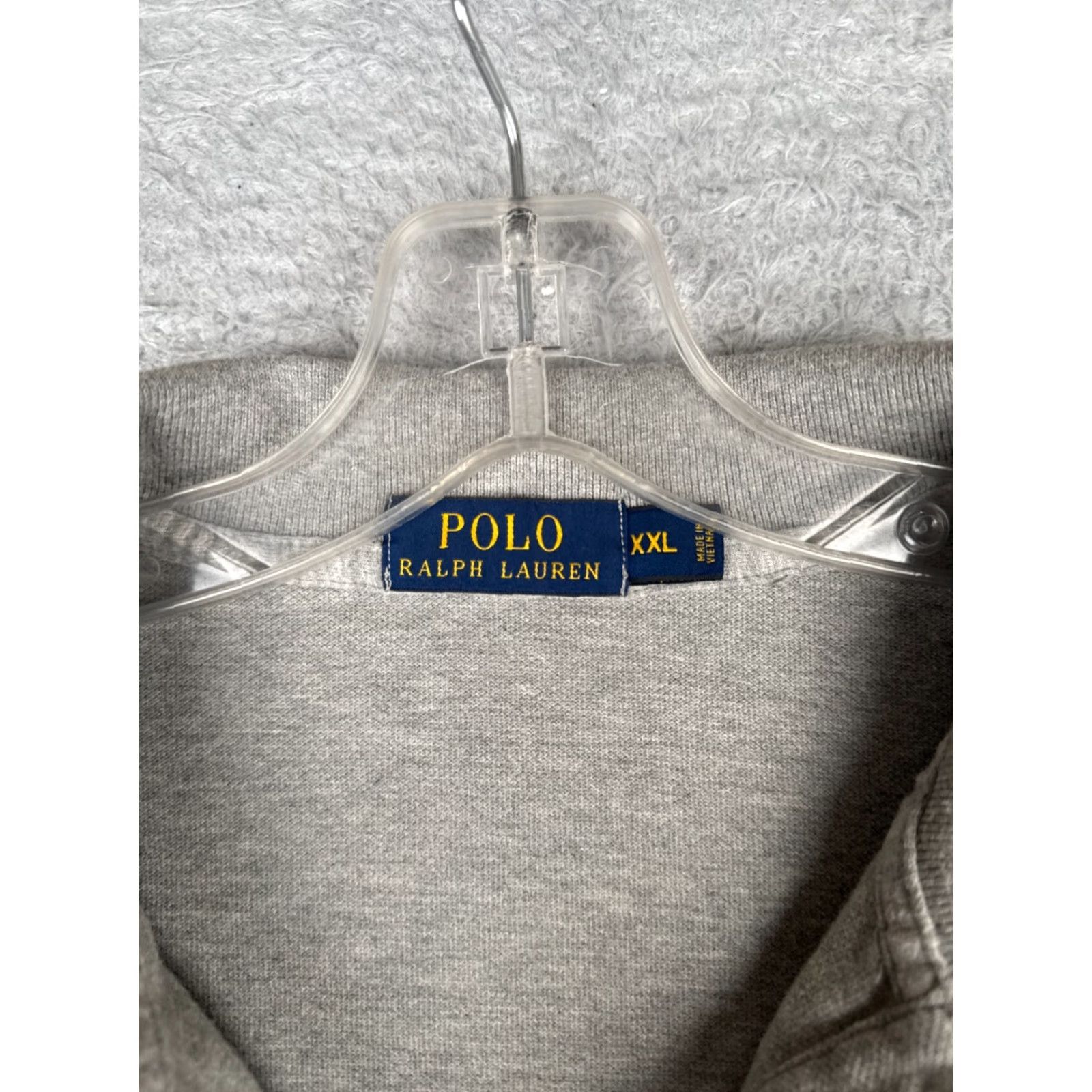 Ralph Lauren Polo Ralph Lauren Polo Shirt Men 2XL Gray 100% Cotton Long Sleeve Golfer Shirt Polo Ralph Lauren Men 2XL Gray Size US XXL / EU 58 / 5 - 7 Thumbnail