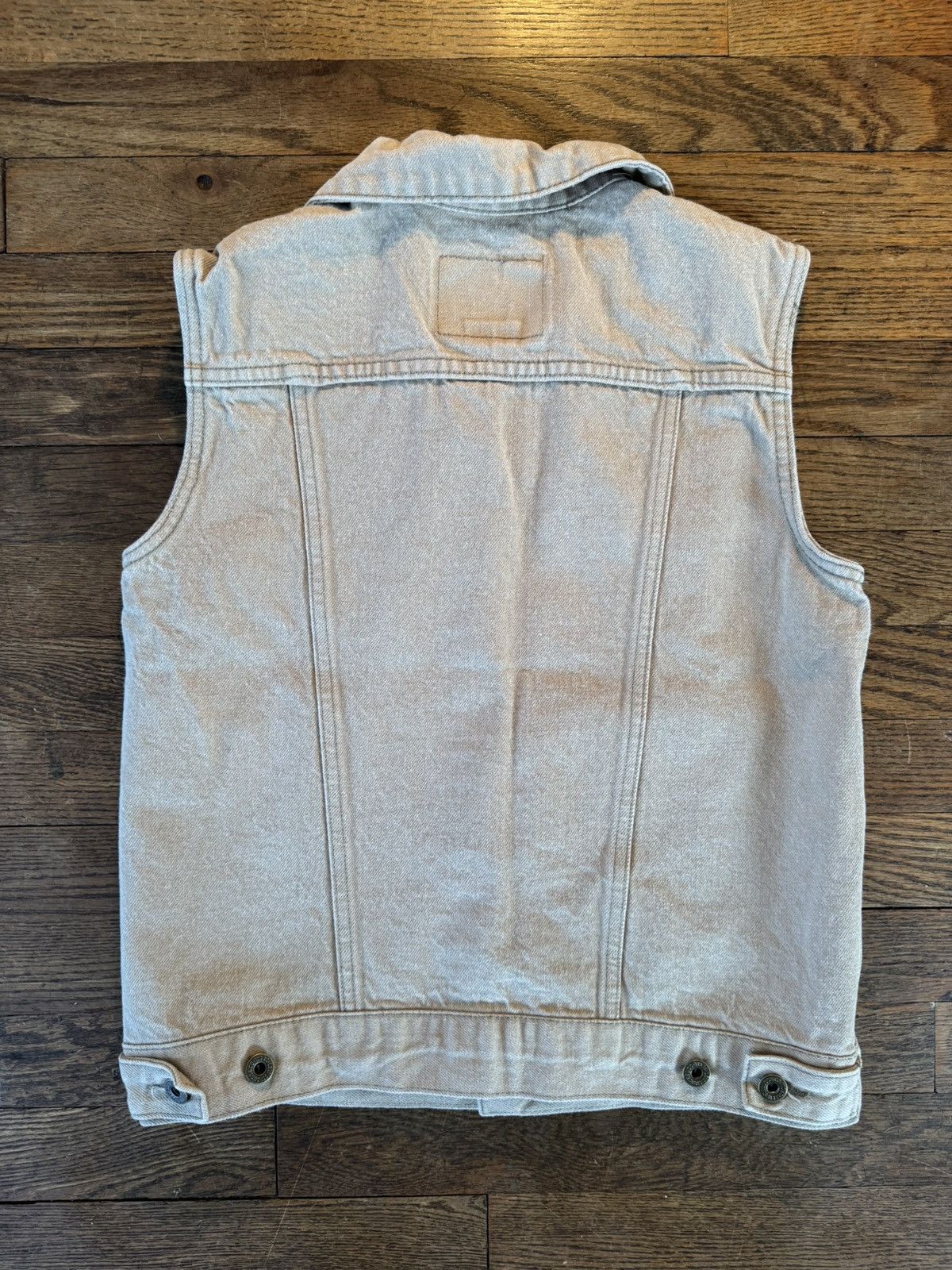 Levi's Levi’s Trucker Vest S Beige Size S / US 4 / IT 40 - 3 Thumbnail