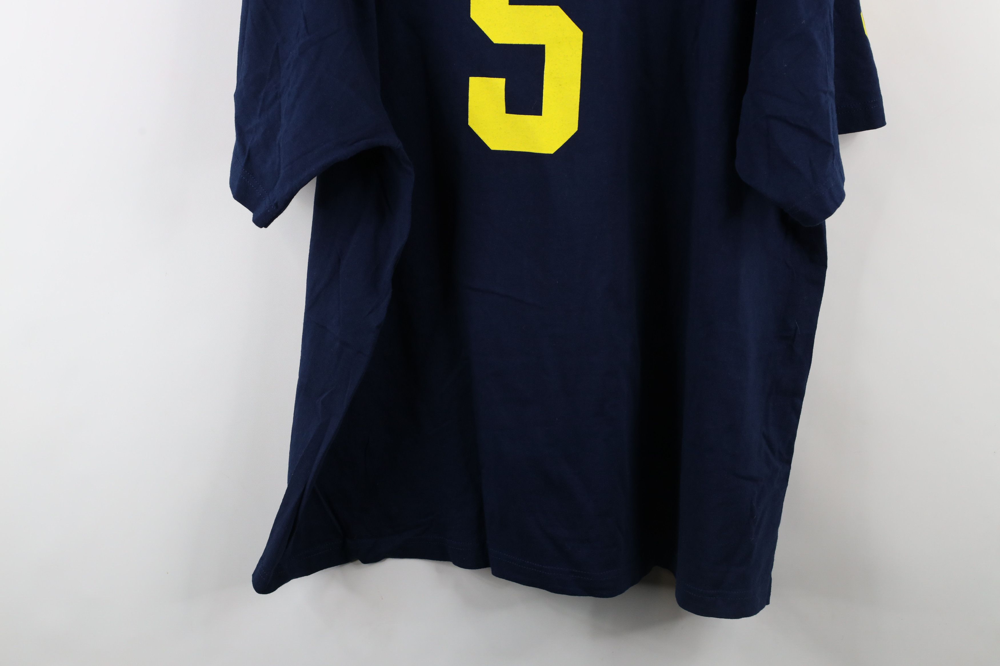 Adidas × Vintage Vintage Adidas University of Michigan Football T-Shirt #5 Size US XXL / EU 58 / 5 - 14 Thumbnail