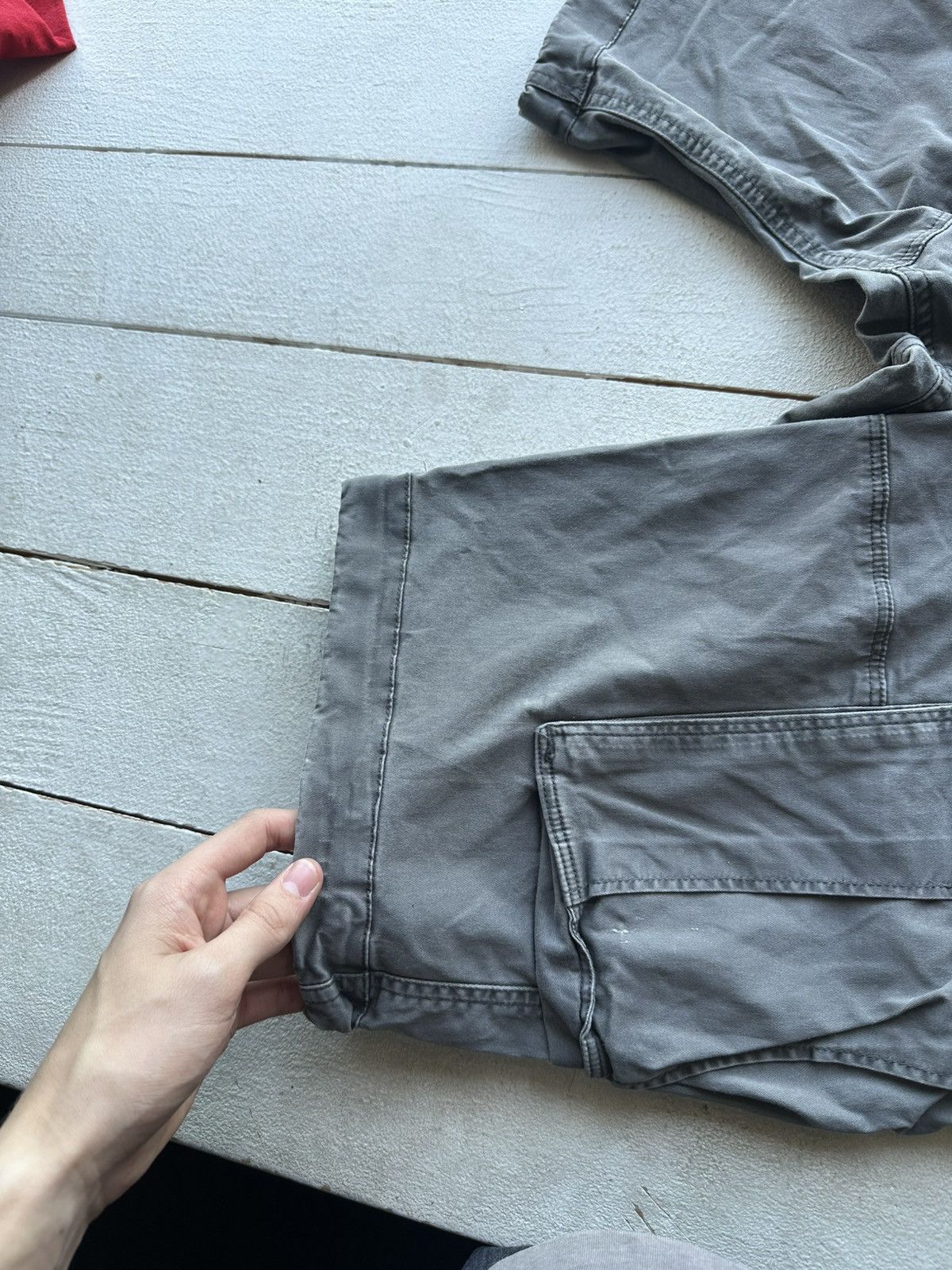 G-Star 🚨PUNK G STAR OPIUM 96 GRAY SHORTS MEN CARGO Y2k BIKER Size US 31 - 8 Thumbnail