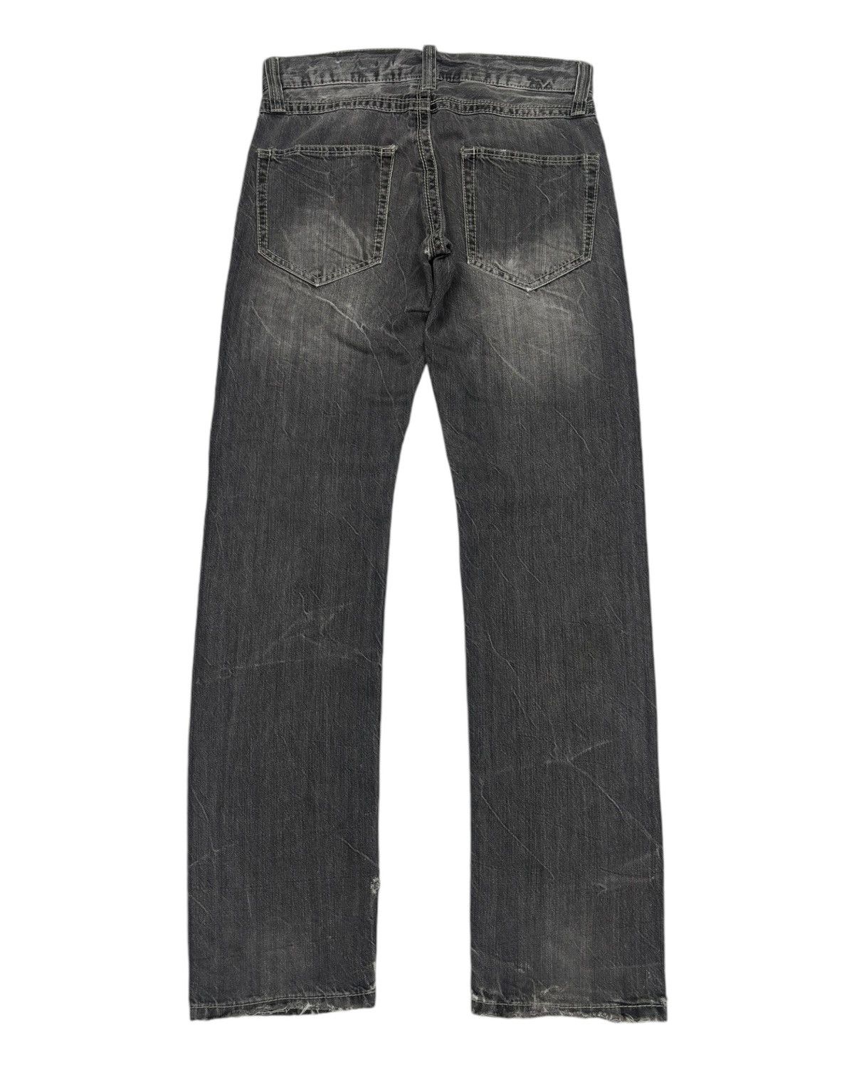 Japanese Brand 🔥AVAIL JEANS SLIM STRAIGHT DISTRESSED DENIM JEANS Size US 32 / EU 48 - 8 Thumbnail