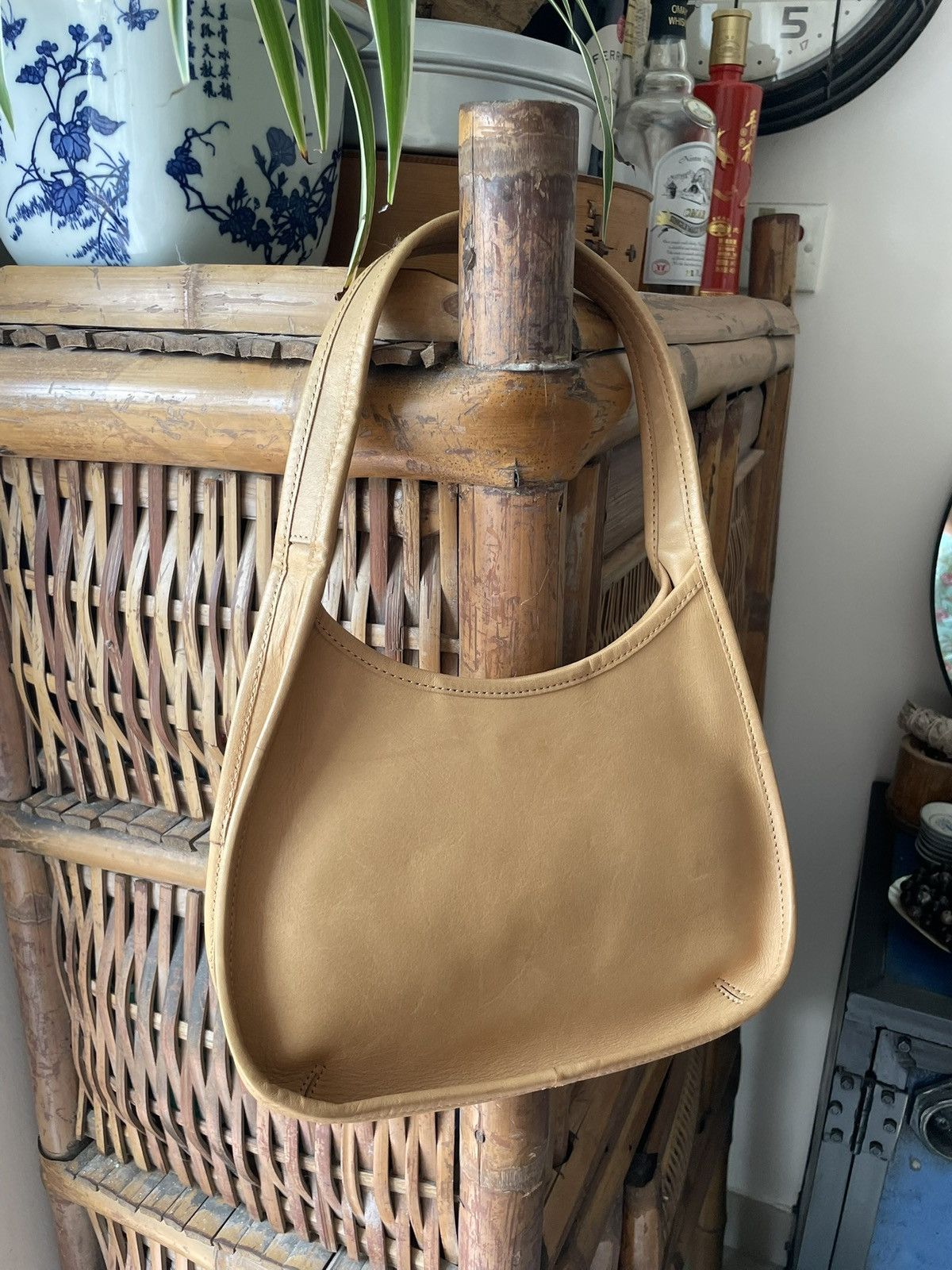 Issey Miyake Rare Issey Miyake Plantation - 90s leather shoulder bag Size ONE SIZE - 8 Thumbnail