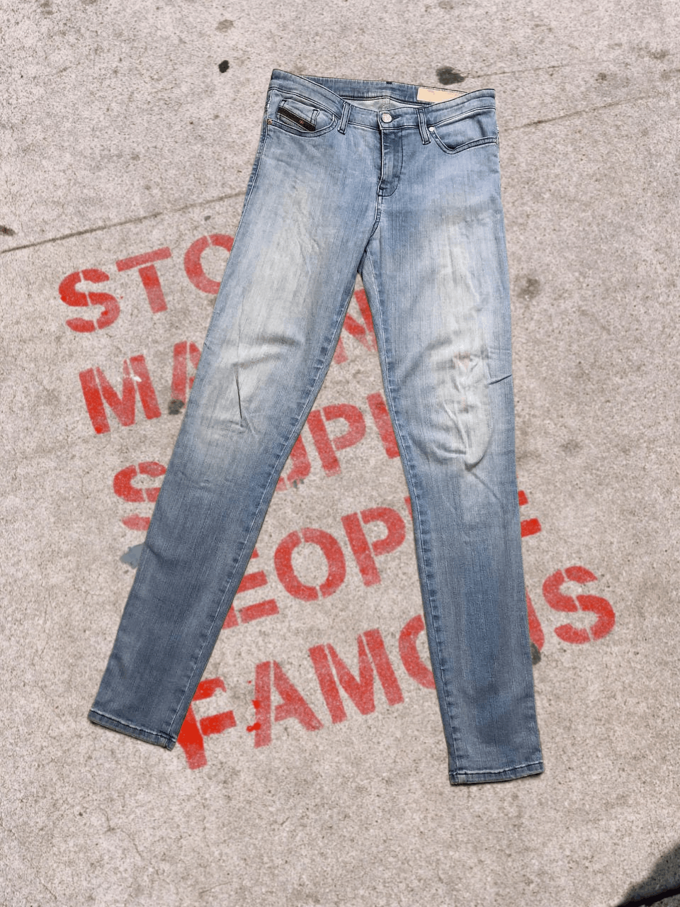 Diesel DIESEL STREETWEAR SKINNY Vintage Wash Jeans Size 28" / US 6 / IT 42 - 1 Thumbnail