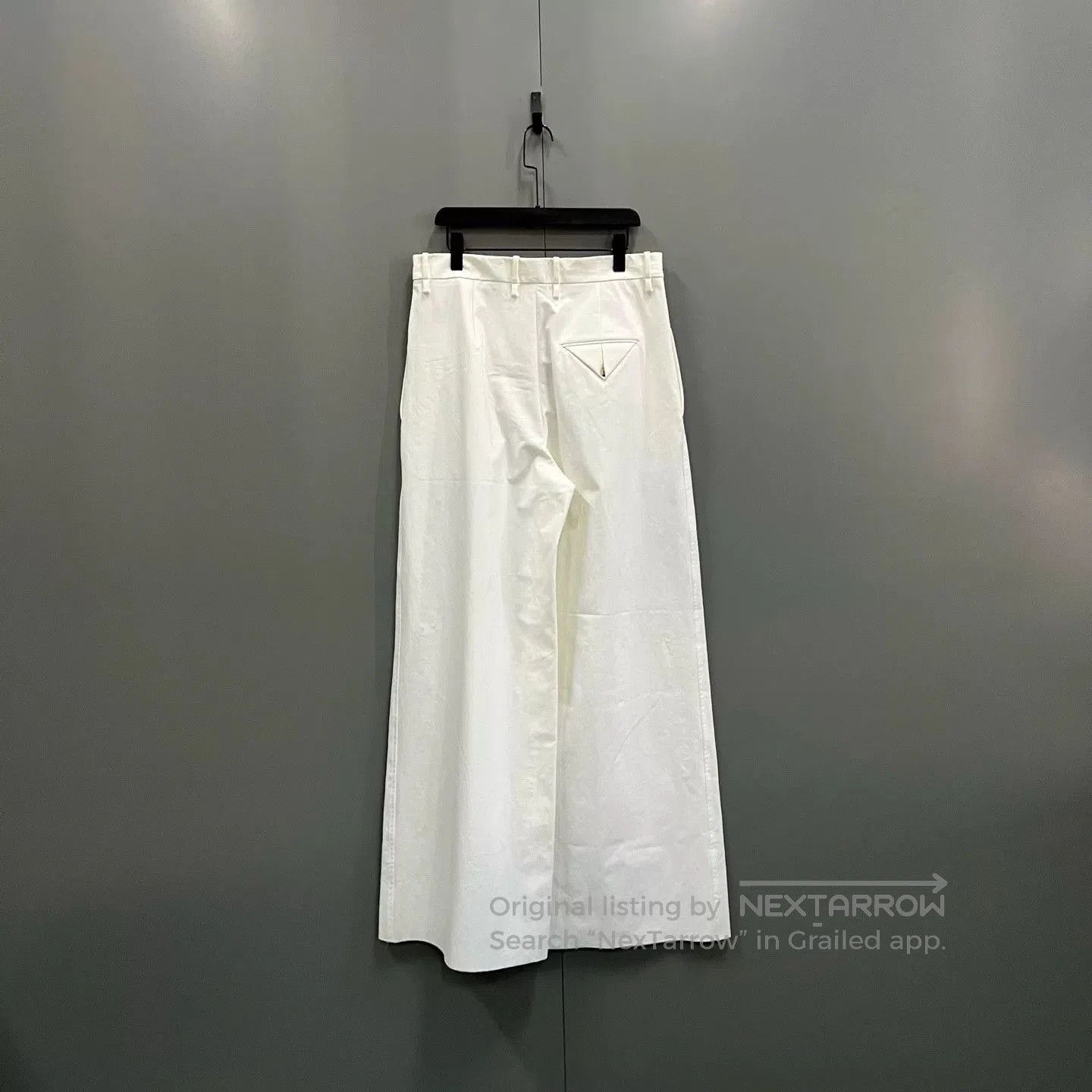 Bottega Veneta Bottega Veneta White Wide. Size 41" - 2 Thumbnail