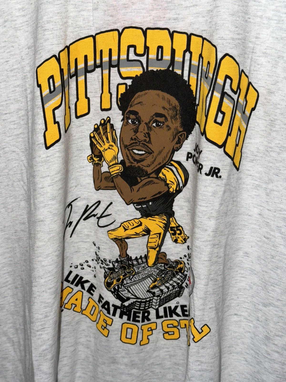 Homage Homage NFL Football Pittsburgh Steeler Joey Porter Jr. Shirt Size US L / EU 52-54 / 3 - 4 Thumbnail