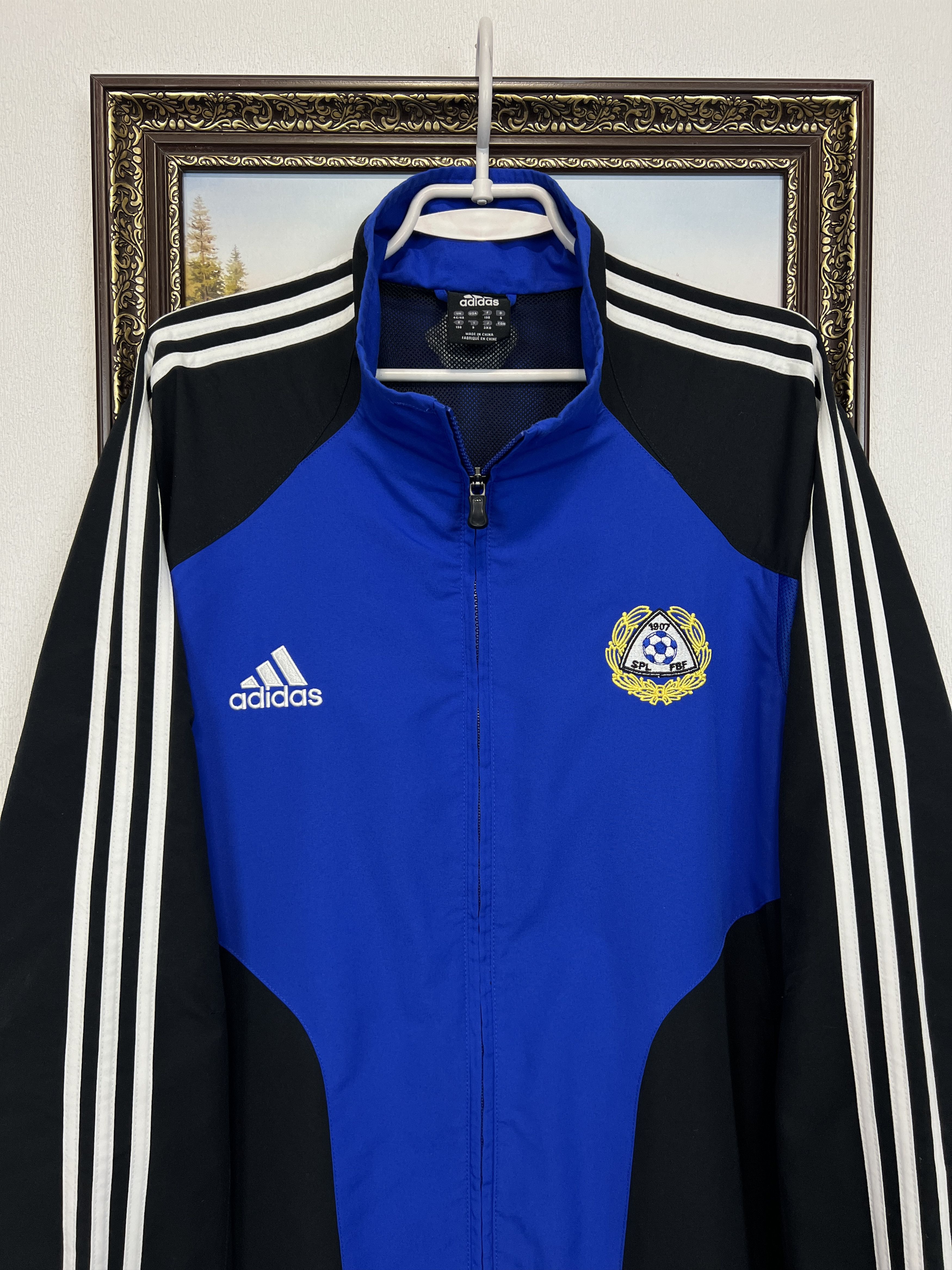 Adidas Vintage Finland Football Jacket Soccer Track Top National Size US XL / EU 56 / 4 - 2 Thumbnail