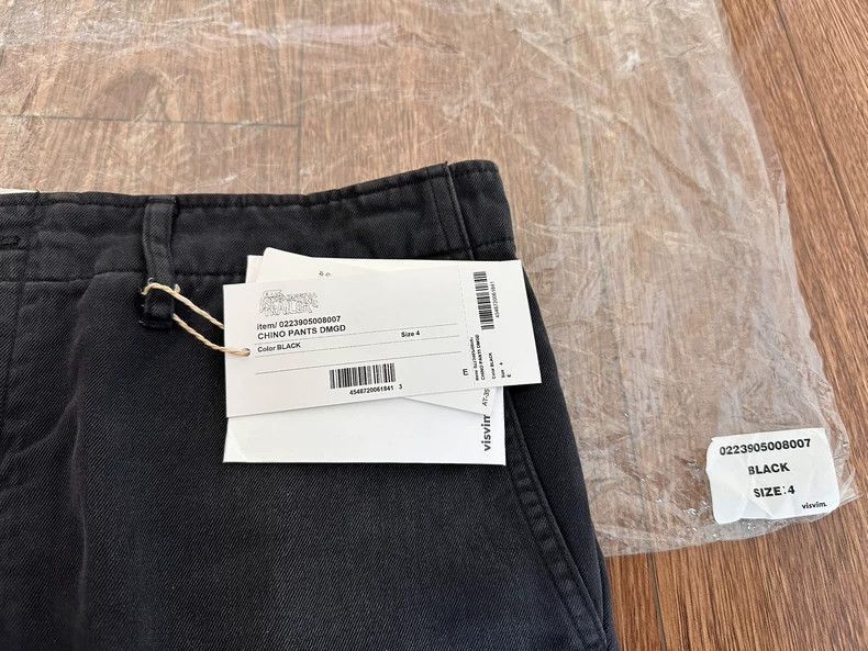Visvim VISVIM ICT Chino Pants Black Casual Trousers-2506 Size US 26 / EU 42 - 3 Thumbnail