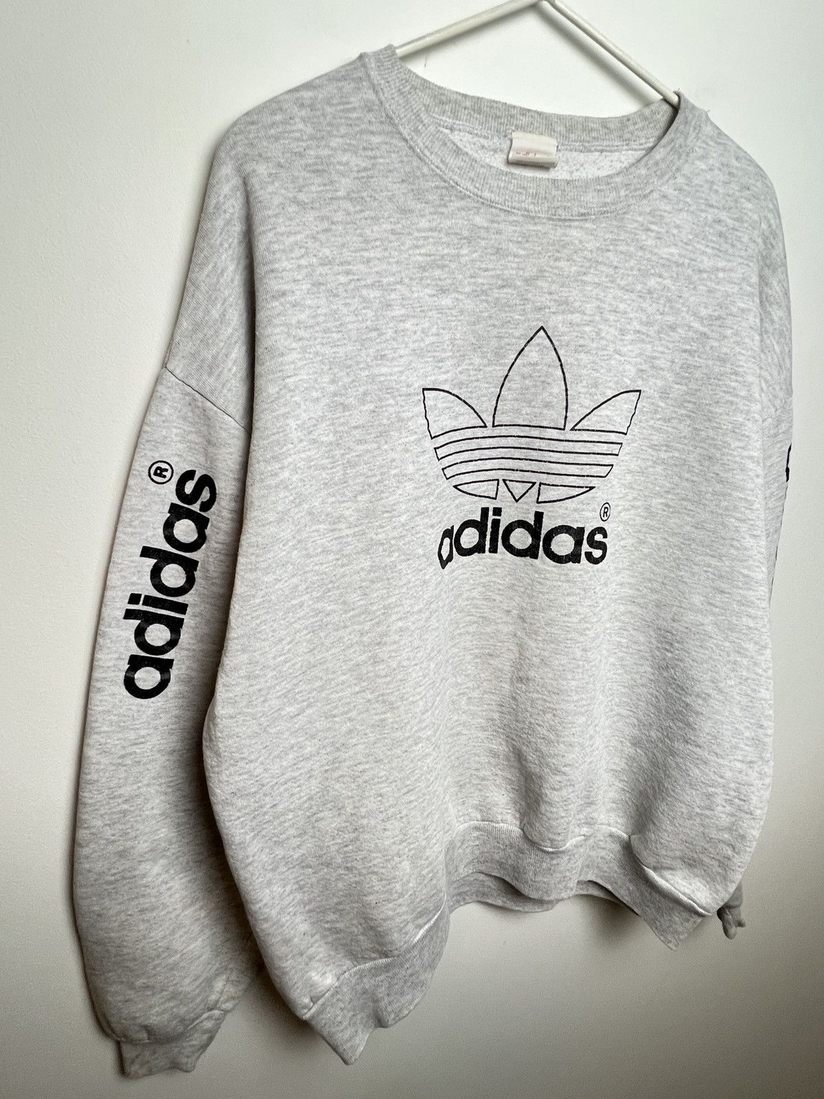 Adidas adidas 80s vintage crewneck sweatshirt Size US L / EU 52-54 / 3 - 9 Thumbnail