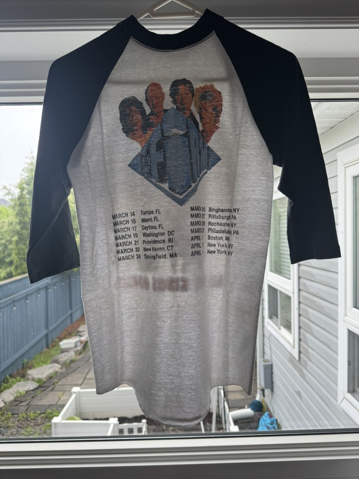 Vintage Vintage 80s Jimmy Page The Firm 3/4 Raglan Single Stitch Tee Size US M / EU 48-50 / 2 - 9 Thumbnail
