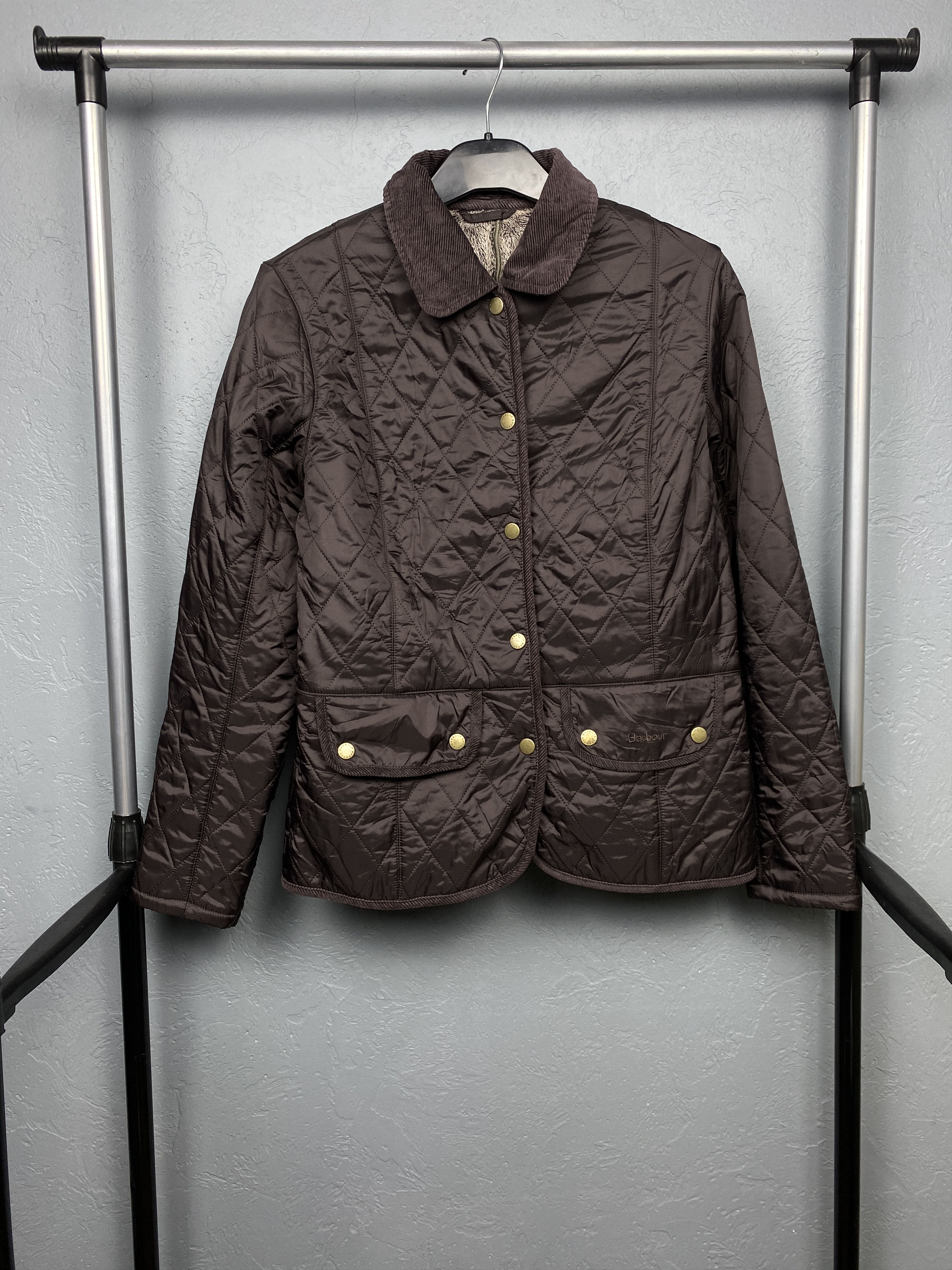 Barbour × Vintage Barbour Womens Vintage Polarquilt Quilted Jacket Size M / US 6-8 / IT 42-44 - 2 Thumbnail