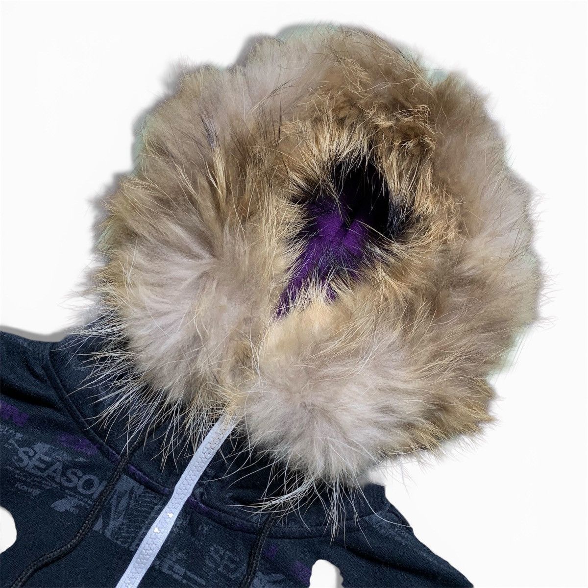 Japanese Brand B One Soul Fur Zipper Hoodie Japanese Brand Size US XL / EU 56 / 4 - 4 Thumbnail