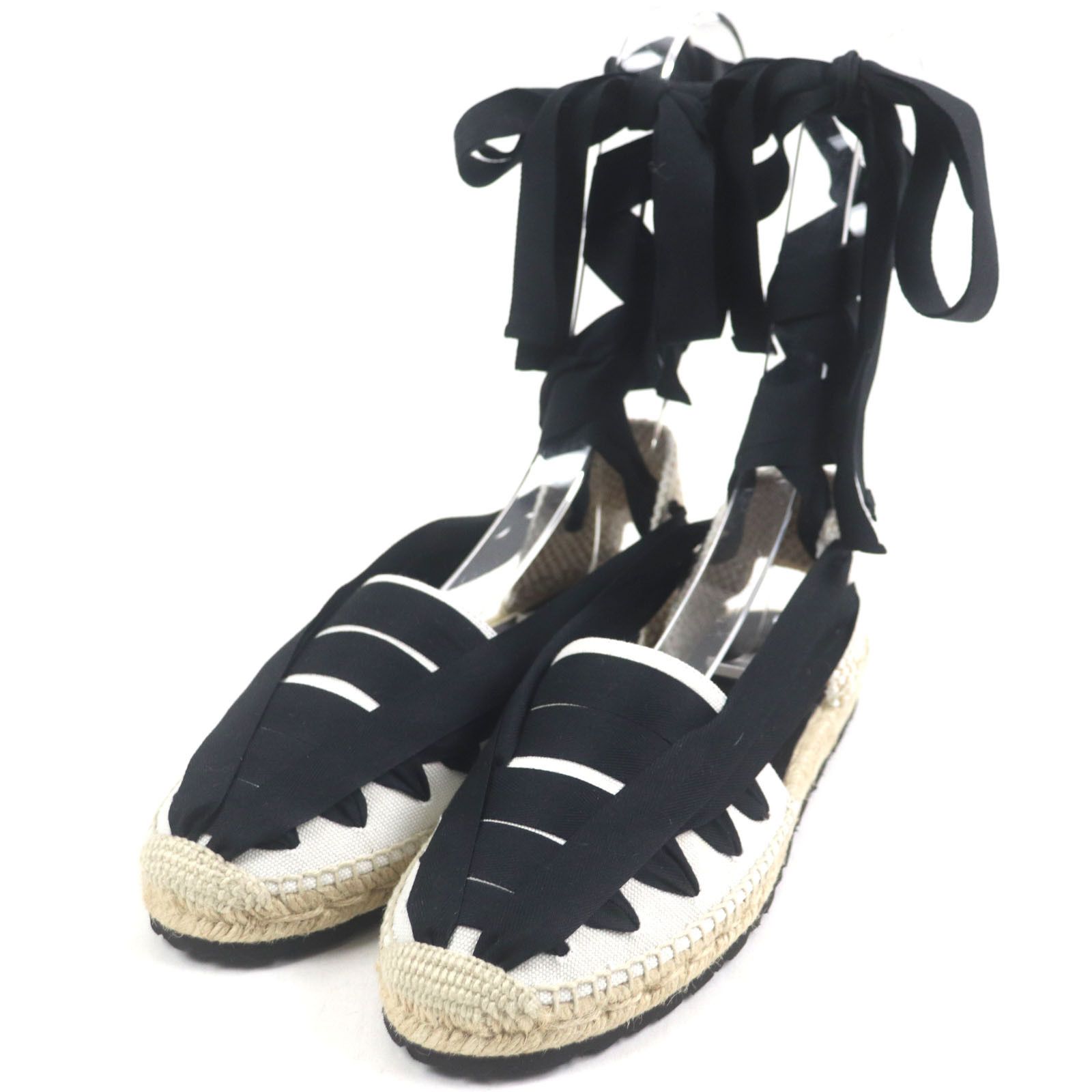 Loewe Loewe Loewe Espadrilles Canvas Sandals Canvas Shoes Size ONE SIZE - 1 Thumbnail