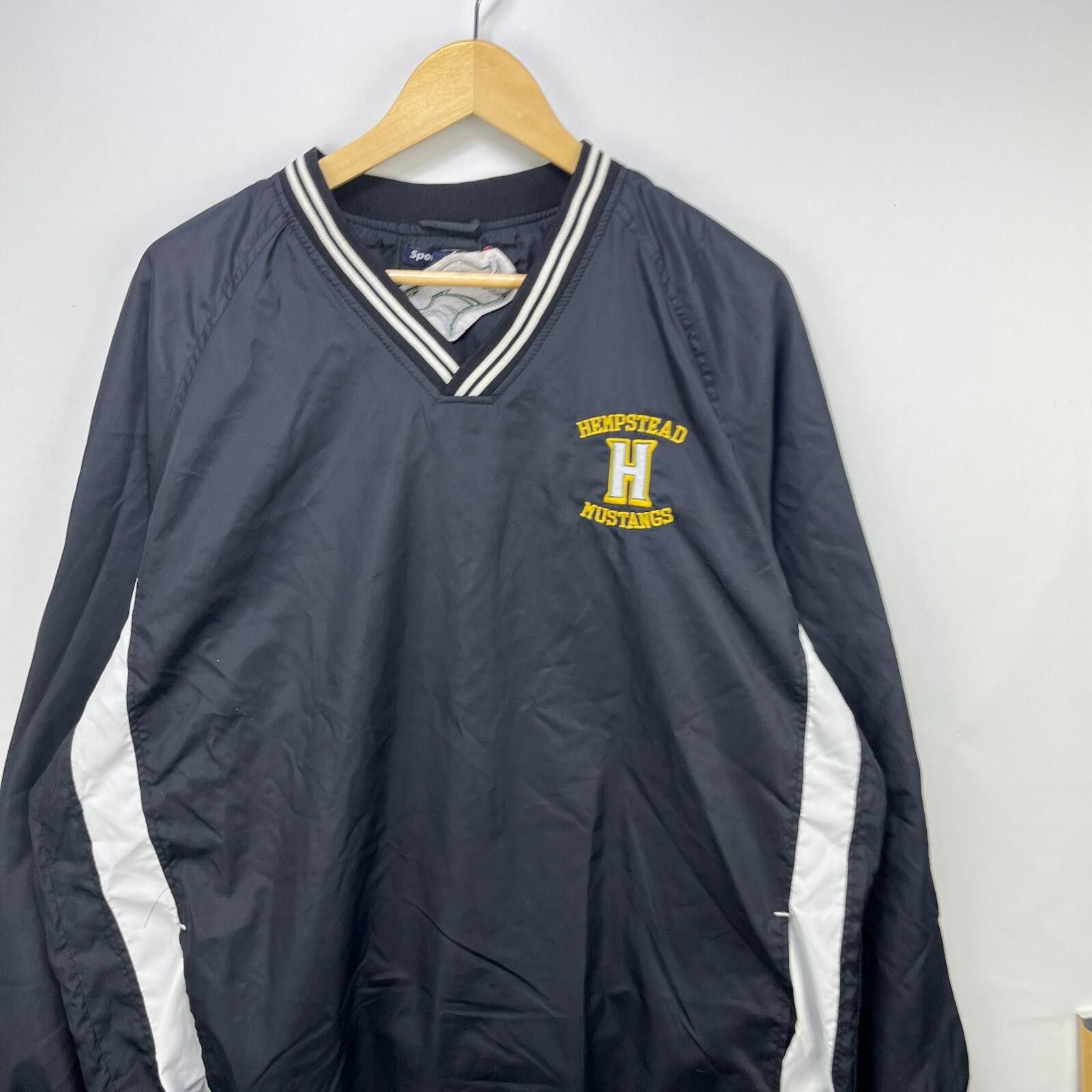 Vintage Vintage Hempstead Mustangs Windbreaker Jacket 2XL IOWA Size US XXL / EU 58 / 5 - 2 Thumbnail