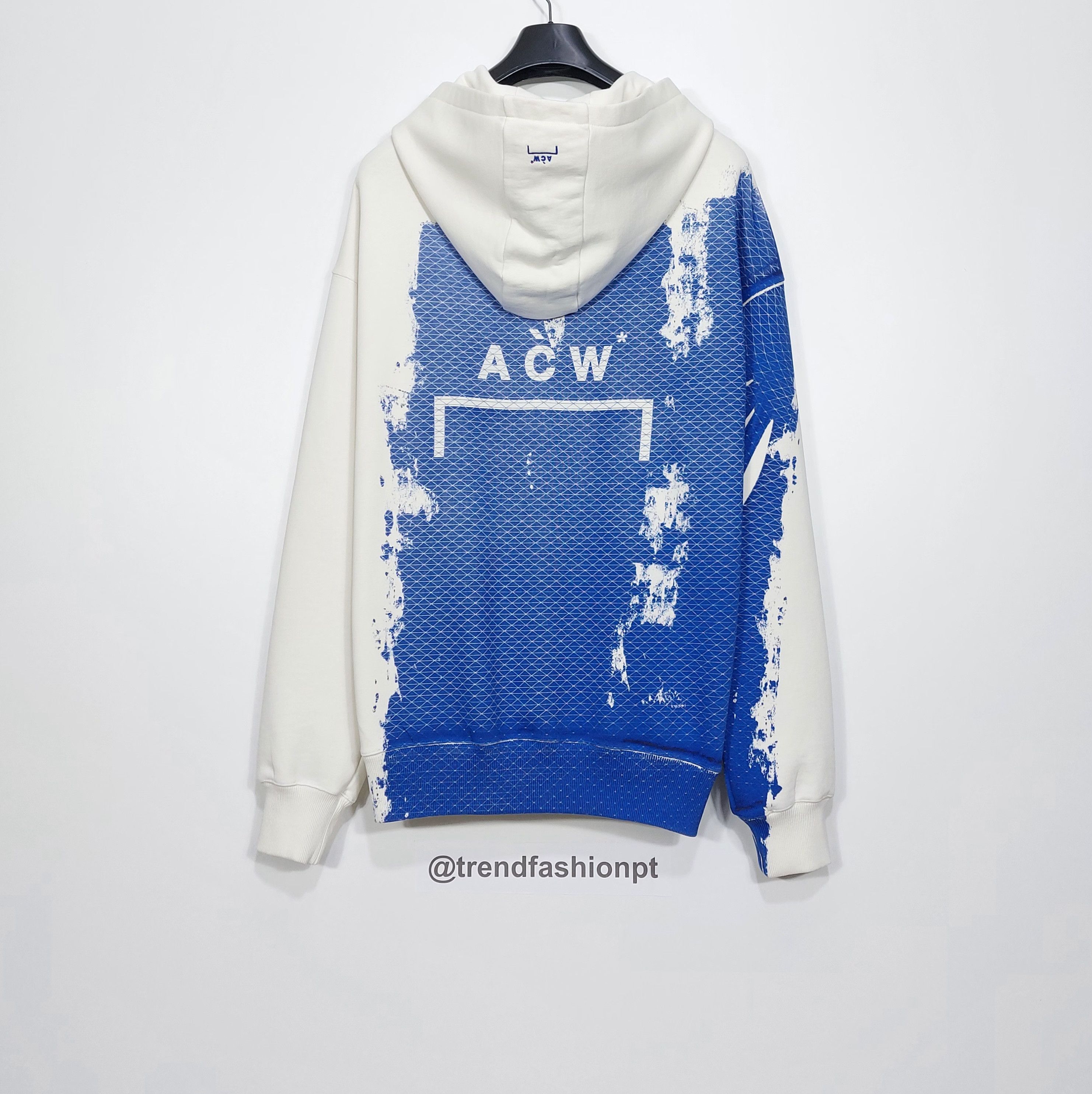 Brushstroke print hoodie