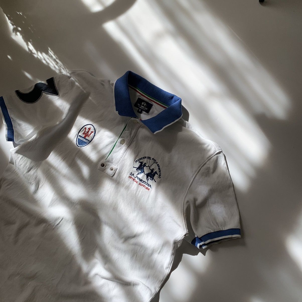 Other Vintage La Martina Maserati Racing Polo Tee 3 Size US XL / EU 56 / 4 - 2 Thumbnail