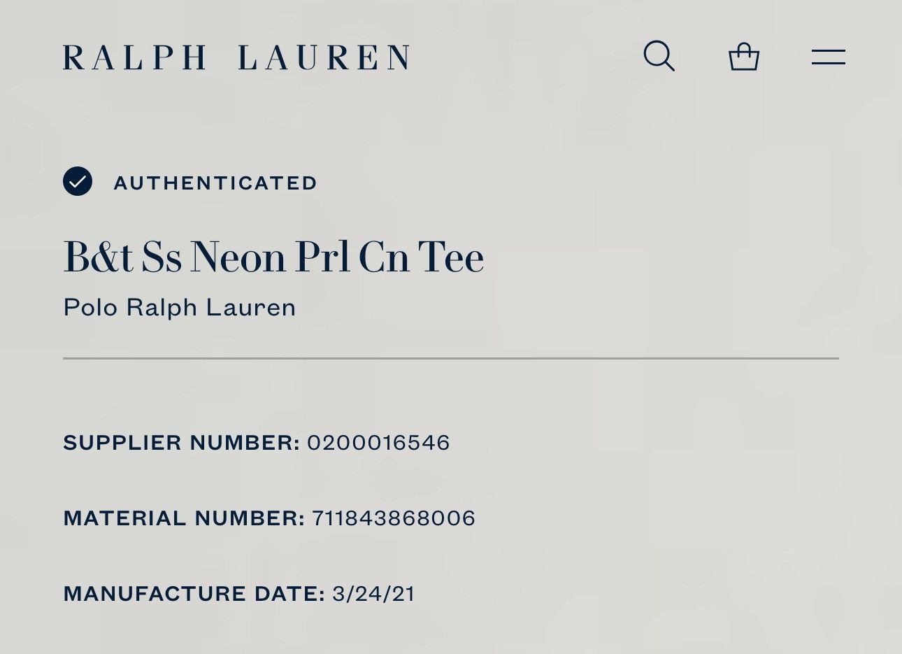 Polo Ralph Lauren Polo Ralph Lauren Big & Tall Navy Crewneck T-Shirt- Size 3XB Size US XXL / EU 58 / 5 - 6 Thumbnail