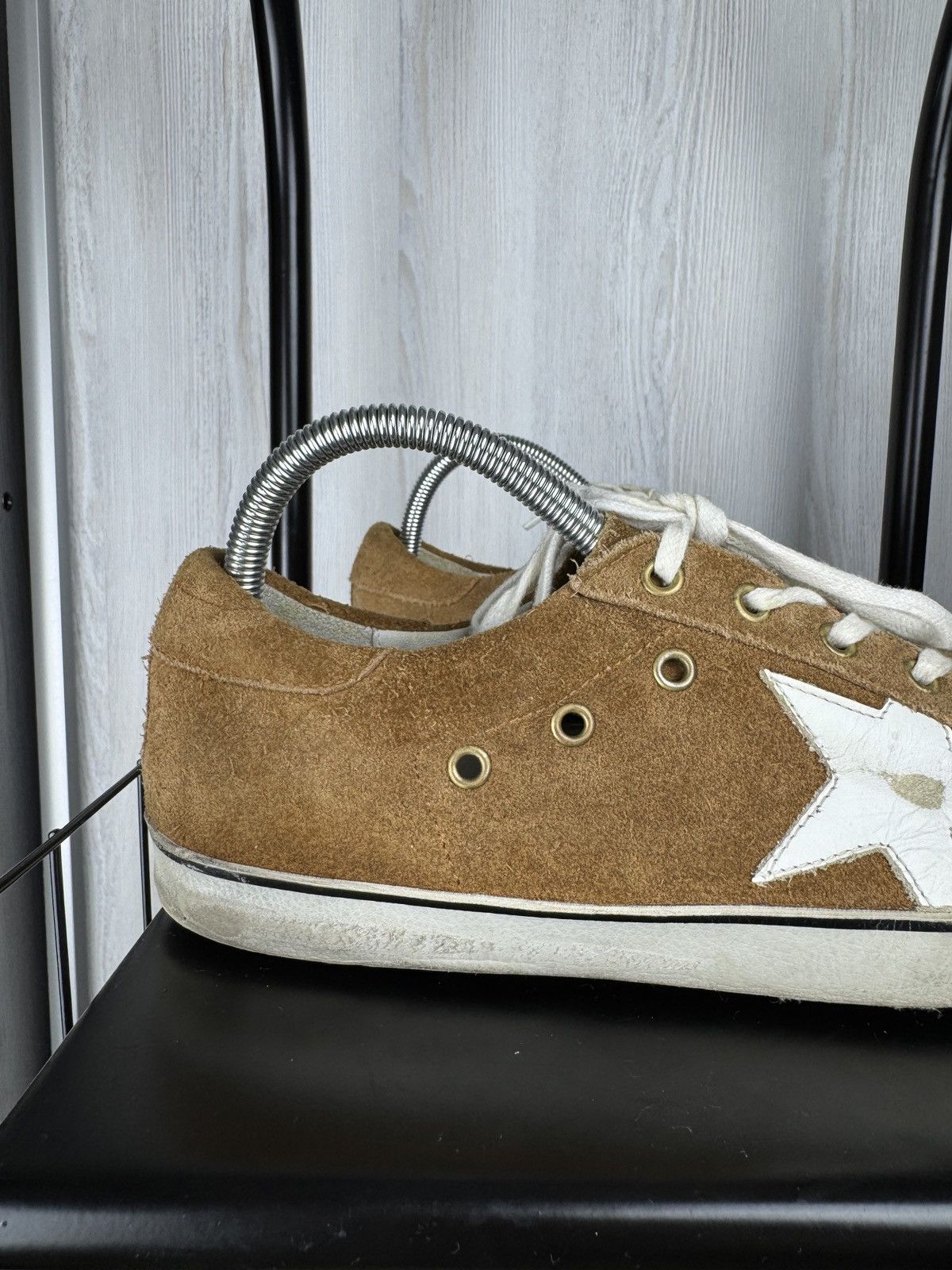Golden Goose Golden Goose Deluxe Brand Super Star Lace-Up Camel Sneakers Size US 8 / EU 41 - 2 Thumbnail